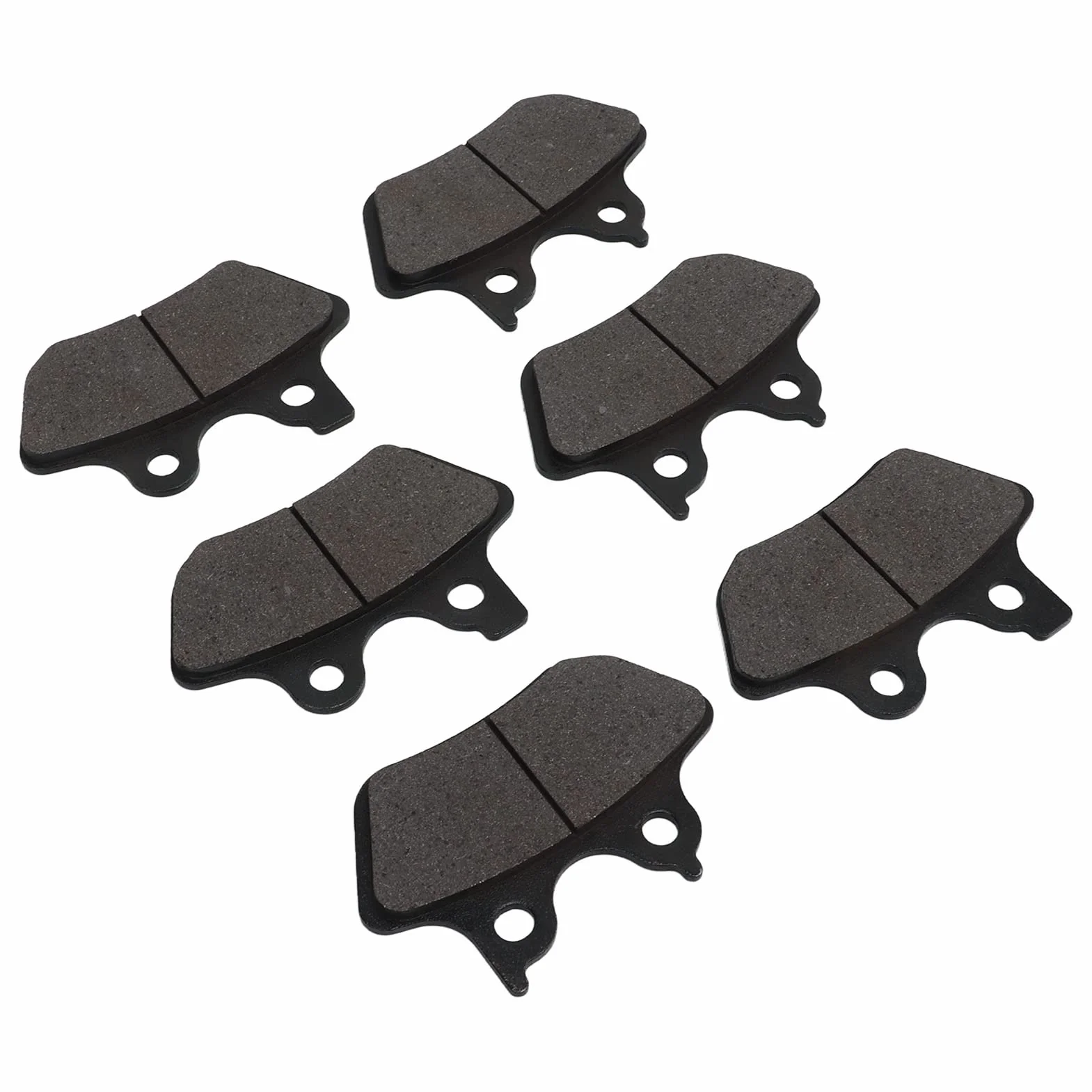 Aramox FA400 Set di 6 Pastiglie Freno Anteriori Posteriori in Metallo