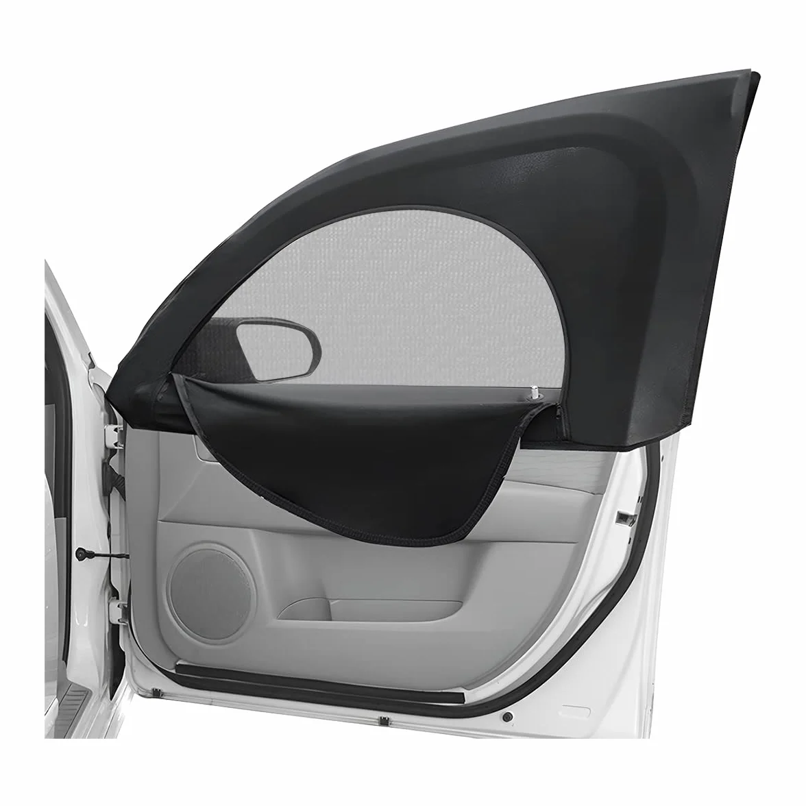 CGEAMDY 2 Pezzi Parasole Auto Bambini, Universali Tendine Parasole Auto Finestrini Laterali, Accessori Auto Block Raggi UV, Adatto Alla Maggior Parte dei Veicoli (Finestrino Anteriore)