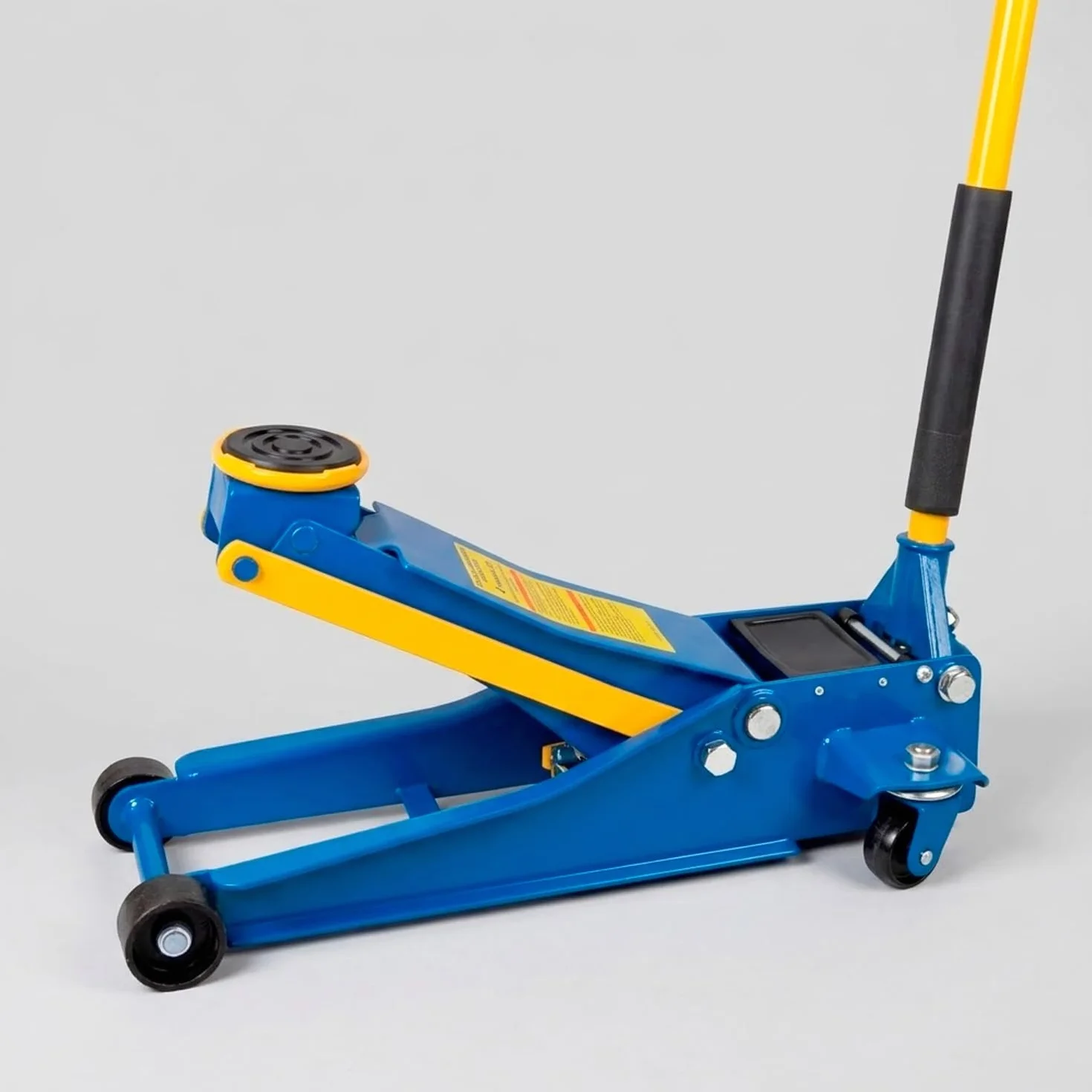 Podnośnik Hydrauliczny 4t BRICOZONE Podwójny Tłok Niski Wózek
