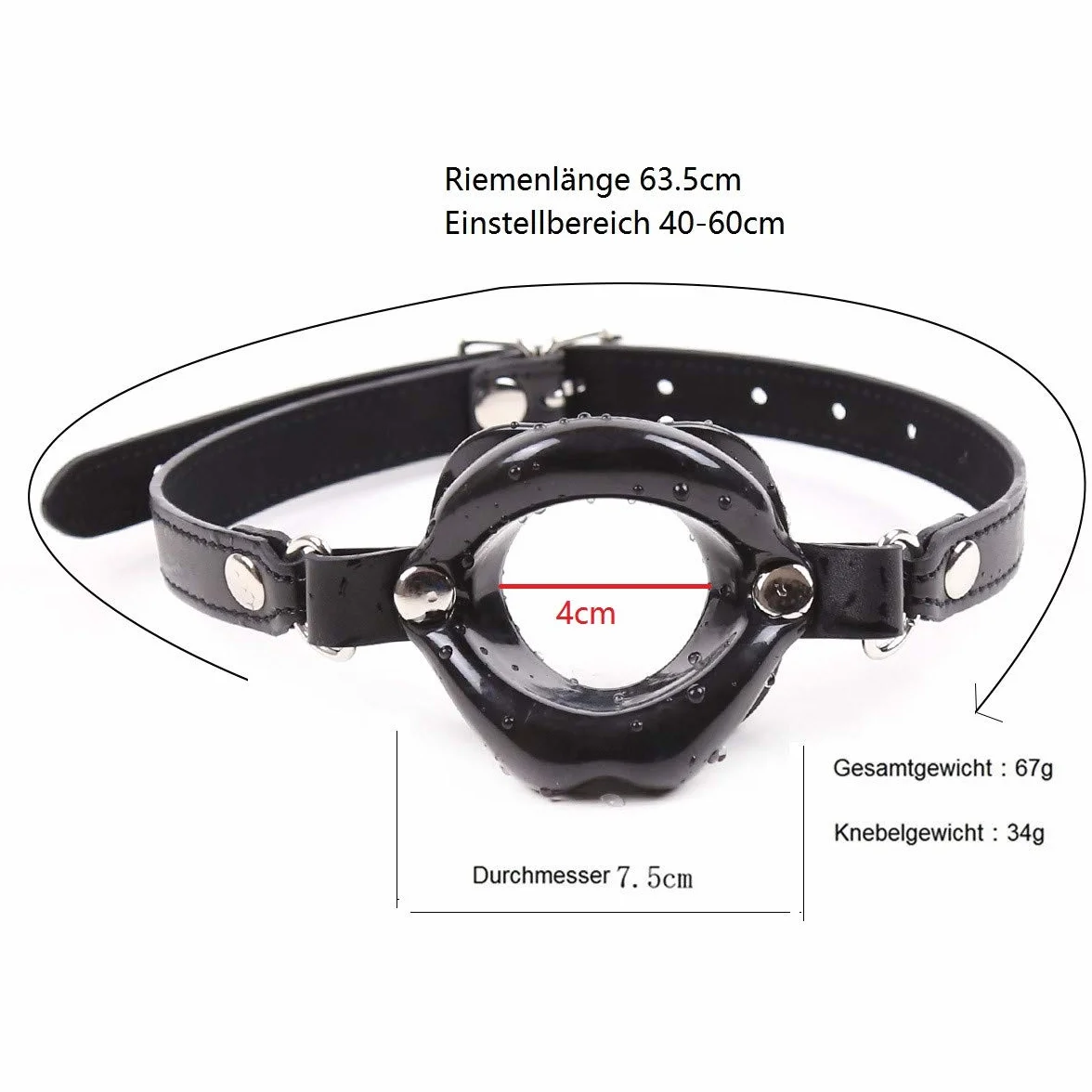 Gag Bocca Estremo Silicone BDSM