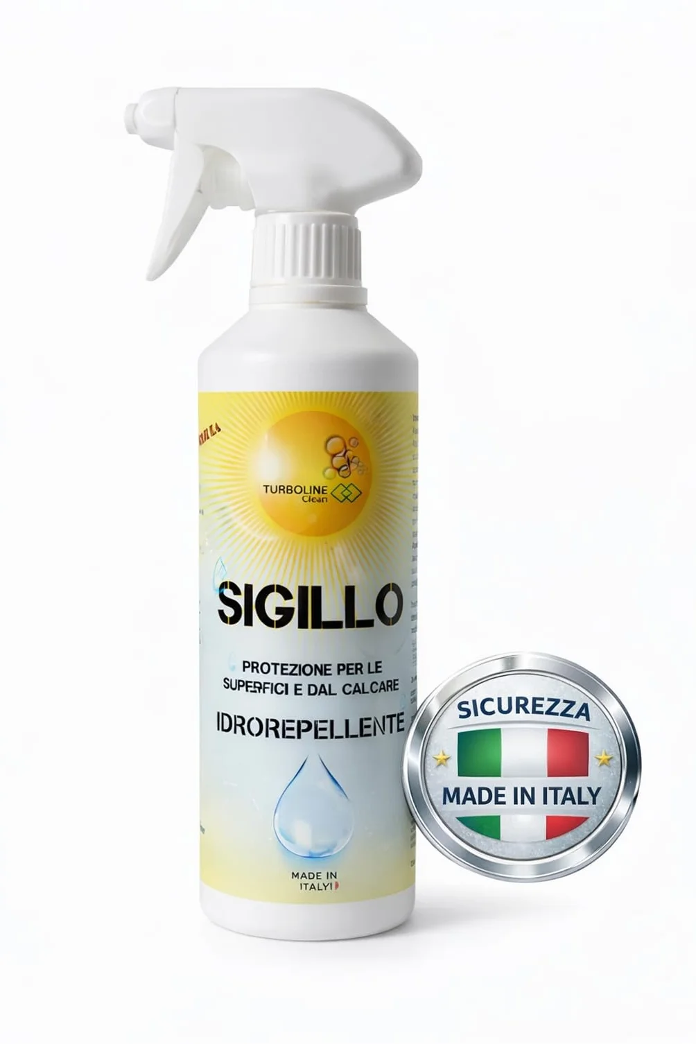 Spray Anticalcare Idrorepellente 500 ml Effetto Anti-Goccia Barriera Protettiva