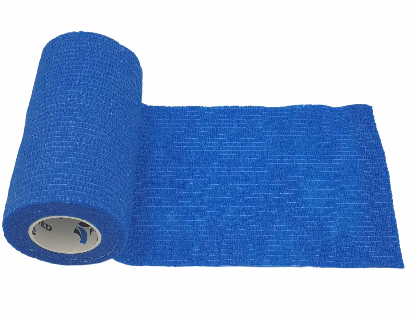 PIntoMed Cohesive Bandage BLU 6 x 10 cm x 4.5 m Autoadesiva Flessibile Primo Soccorso
