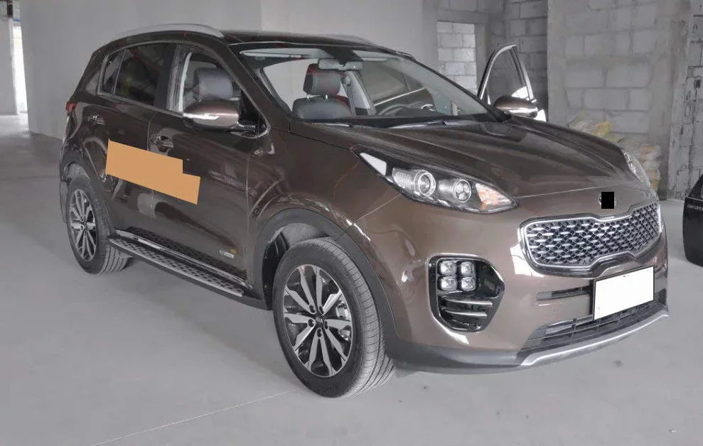 Pedana laterale adatta per KIA Sportage 2017-2020, barra di protezione per gradini laterali e pedali