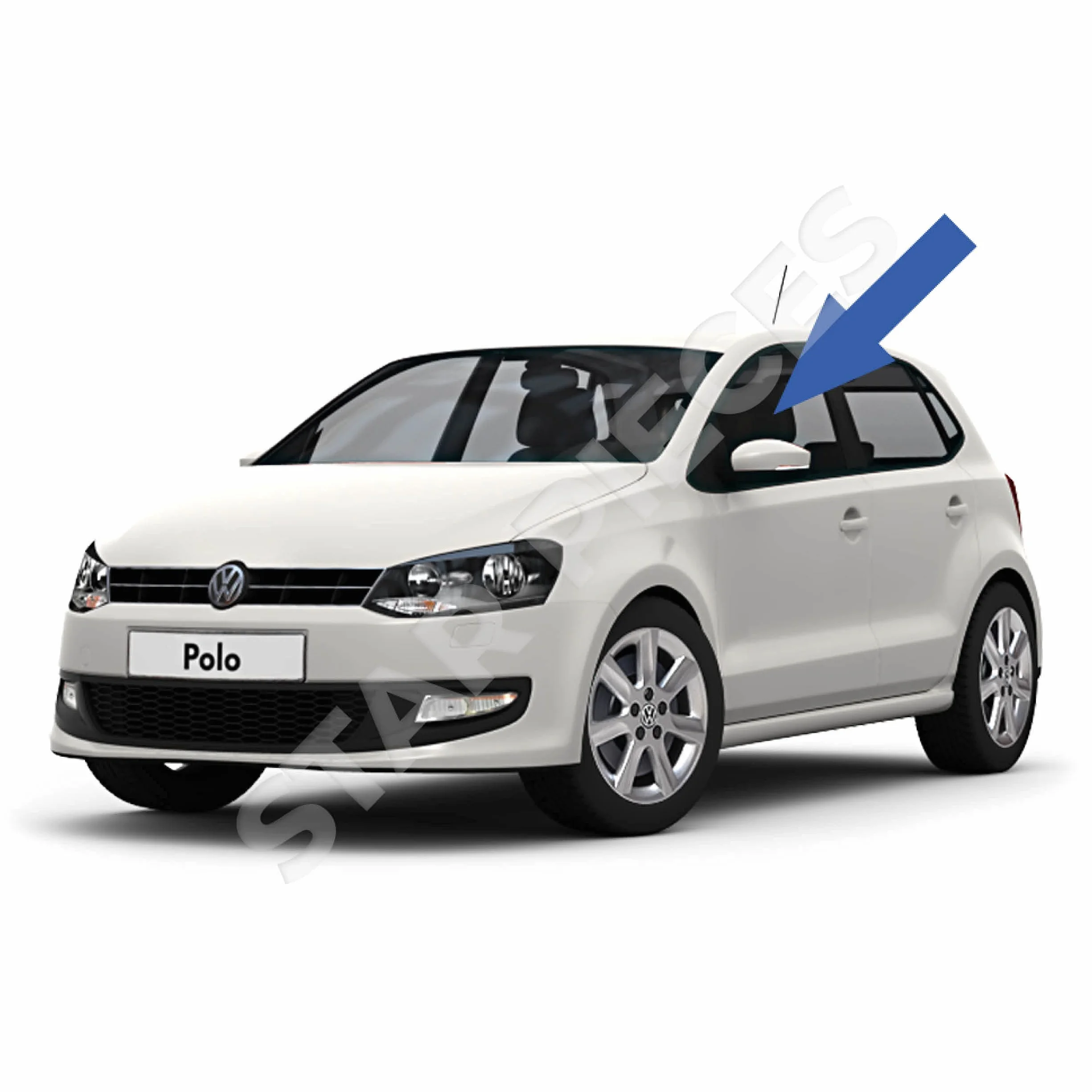 STARKIT PERFORMANCE Alzacristallo compatibile Polo 5 2009-2017 ANTERIORE SINISTRO 5 porte 6R4837461N