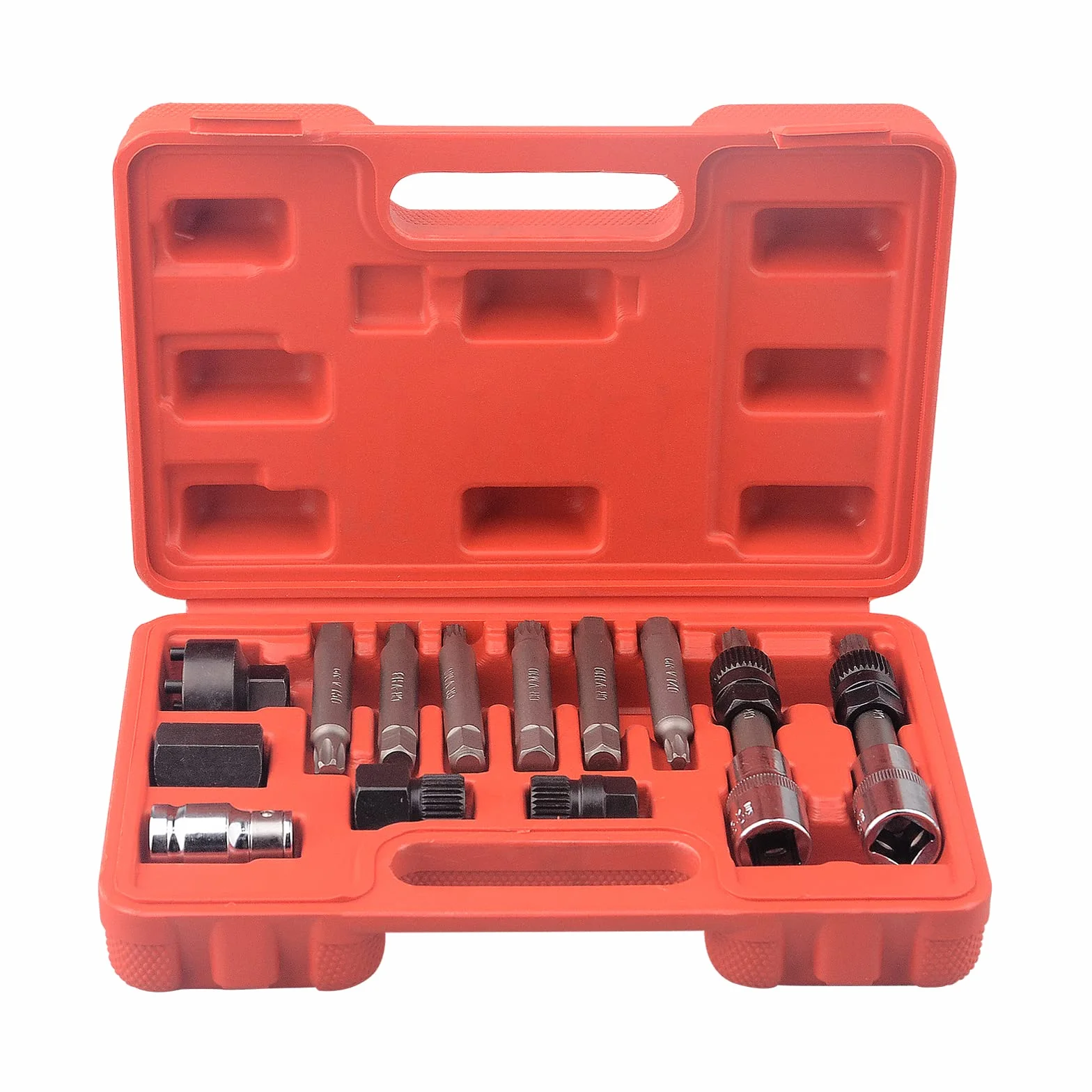 DAYUAN 13 pezzi alternatore ruota libera puleggia auto garage kit attrezzi esagonale scanalato punte stella