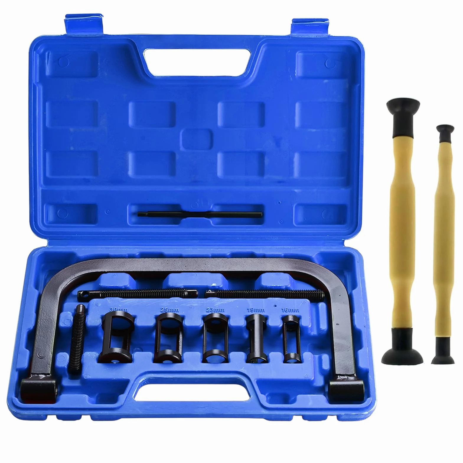 FreeTec Set Compressore Molle Valvole 16-30mm con Smerigliavalvole Morsetto C Massiccio per Motore Auto Moto