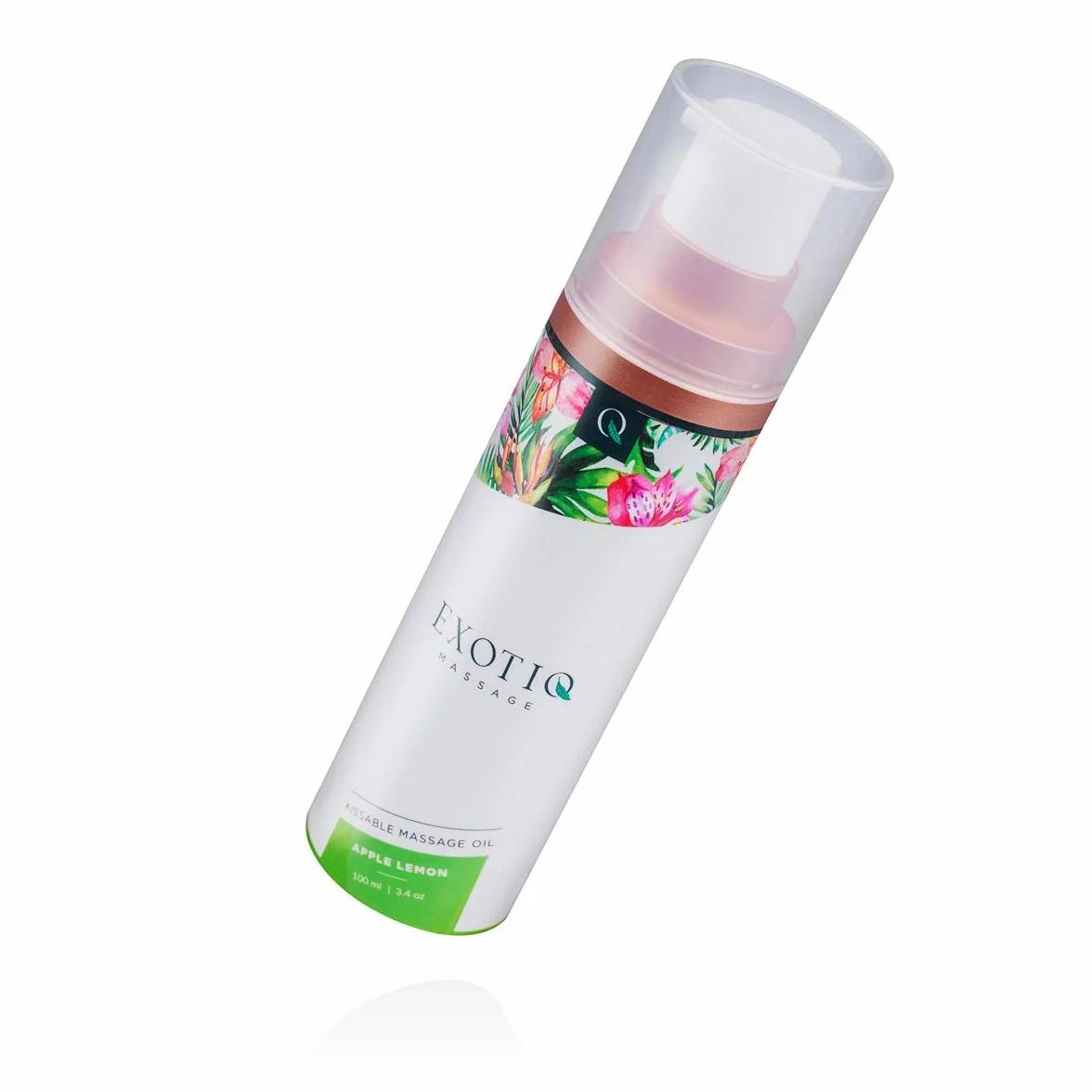 Exotiq Kissable Olio di Massaggio Mela Limone 100 ml - Ideale per Massaggio Rinfrescante Effetto Risveglio