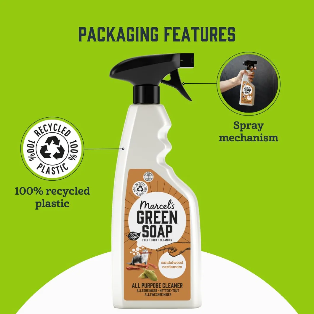 Marcel's Green Soap Spray All-Purpose Sandalwood & Cardamom 500 ML