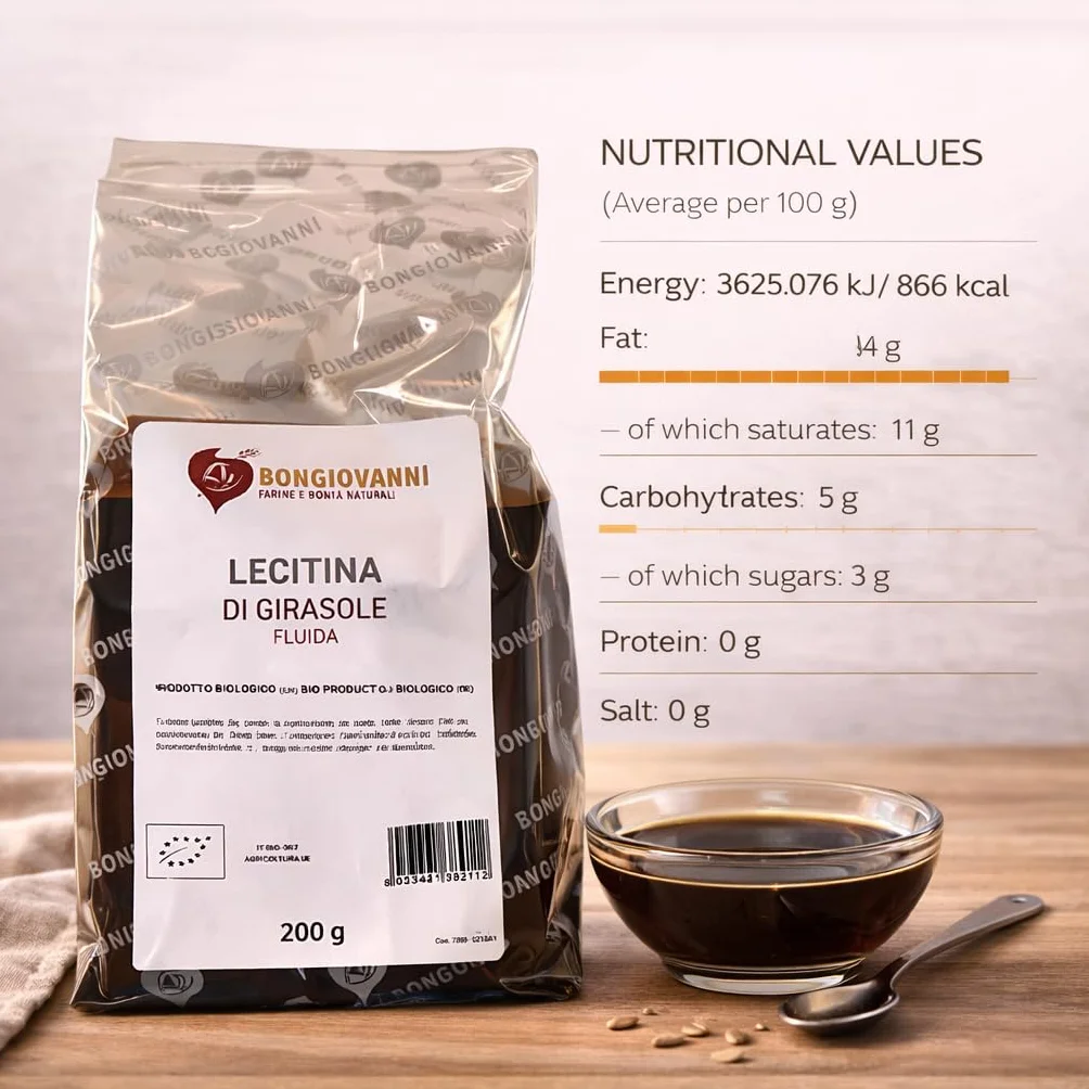 BONGIOVANNI Lecitina Di Girasole Fluida 200g BIO