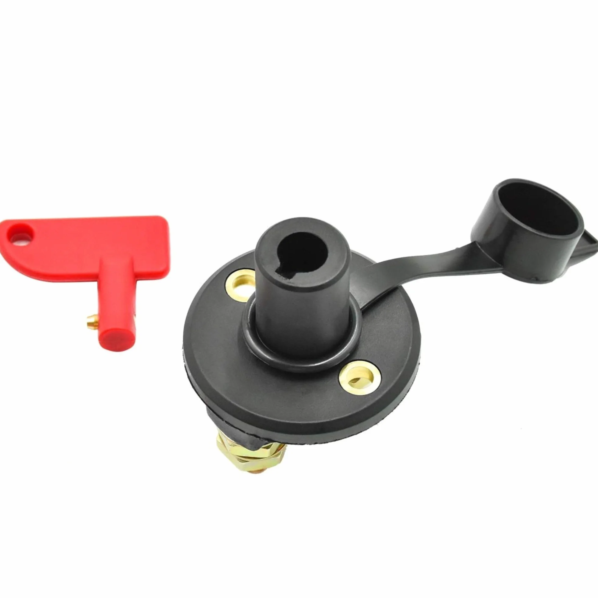 Topolenashop Staccabatteria Auto 12V/24V 100A 500A Picco – Interruttore Batteria Impermeabile con 2 Chiavi Rimovibili, Isolatore per Auto, Camper, Barca, Camion e ATV | SY-KG0084