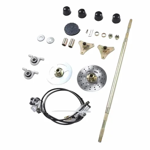 Akozon Kit di Ricambio per Pinza Disco Freno Catena Go Kart 29 Pollici per ASSE Posteriore Live per Quad ATV