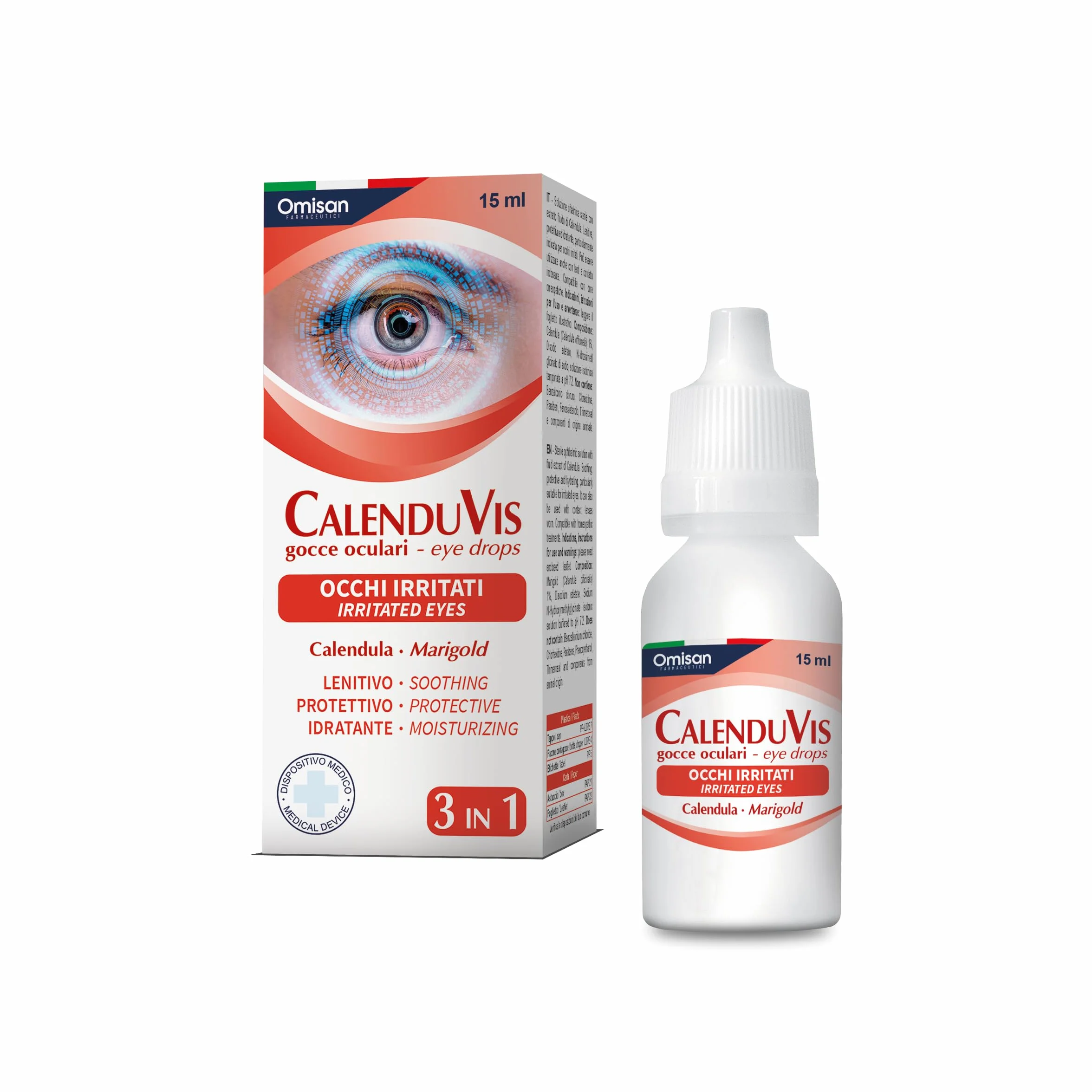 Calenduvis Gocce Oculari con Estratto di Calendula 15 ml