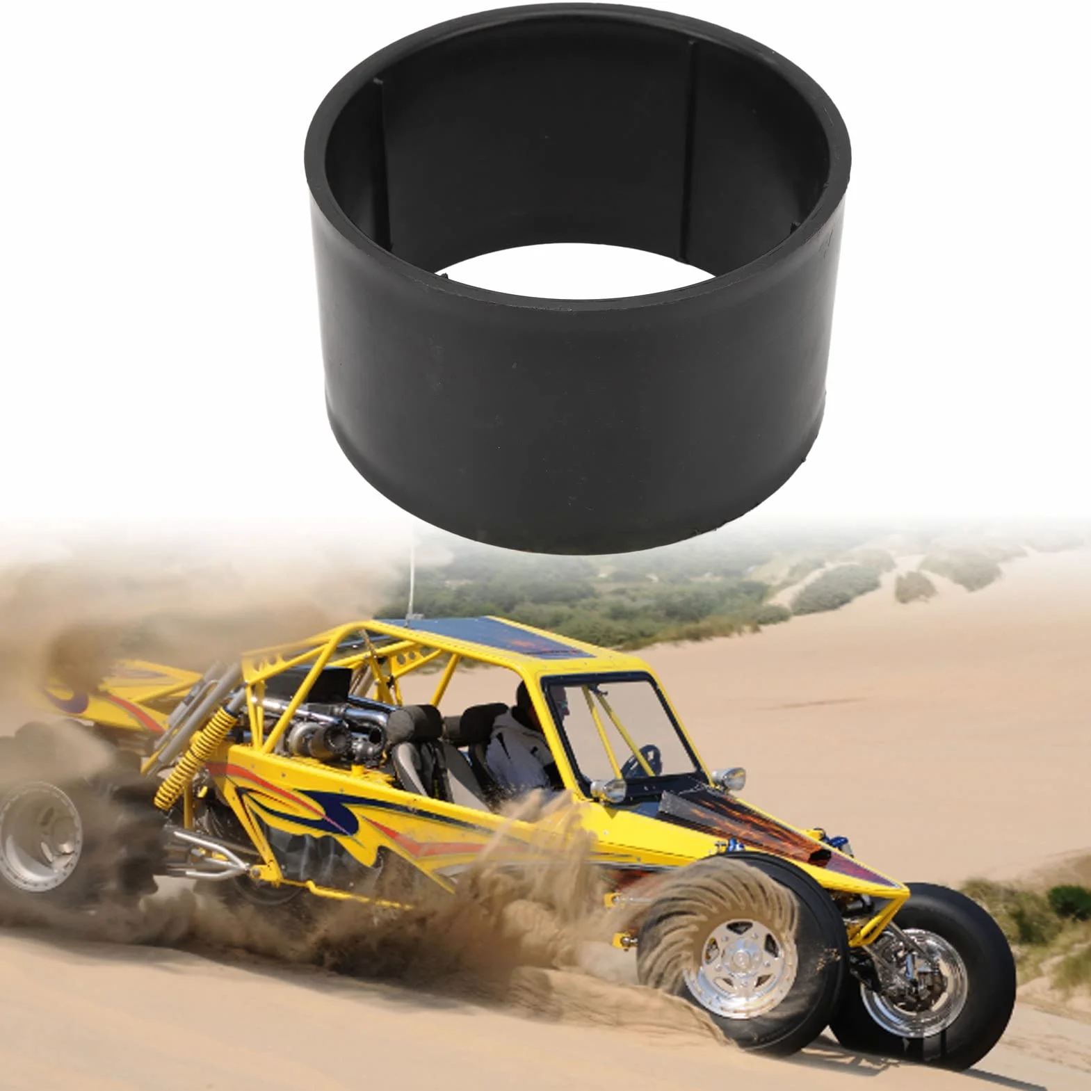 Anello di Usura ATV Nero Antiurto Resistente All'usura per Go Kart a Quattro Ruote