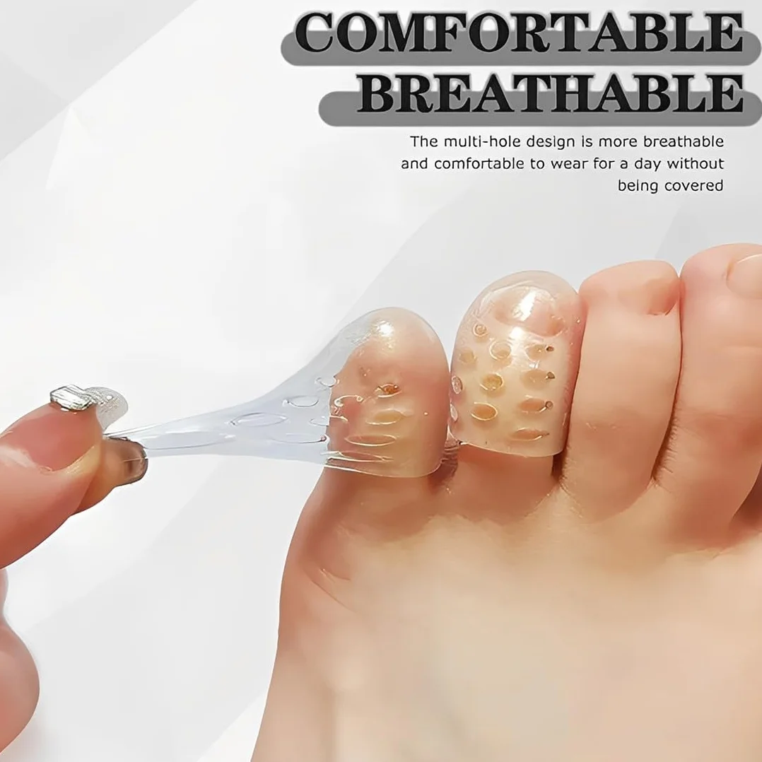 60 Pezzi Protezione Dita Piedi in Silicone, Protezione Mignolo Piede, Separatore Dita Piede Antifrizione