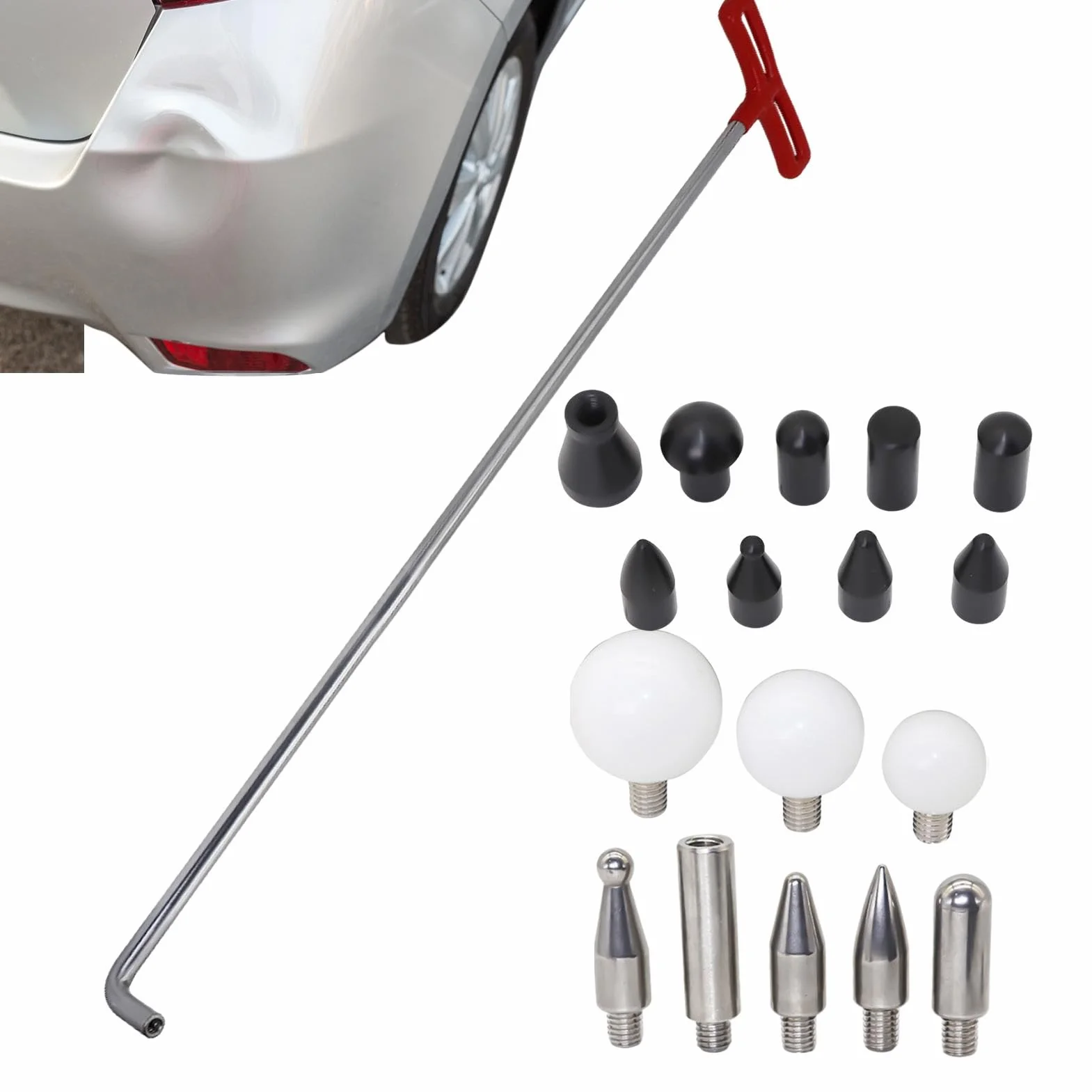 Kit di rimozione ammaccature, set estrattori per riparazione ammaccature