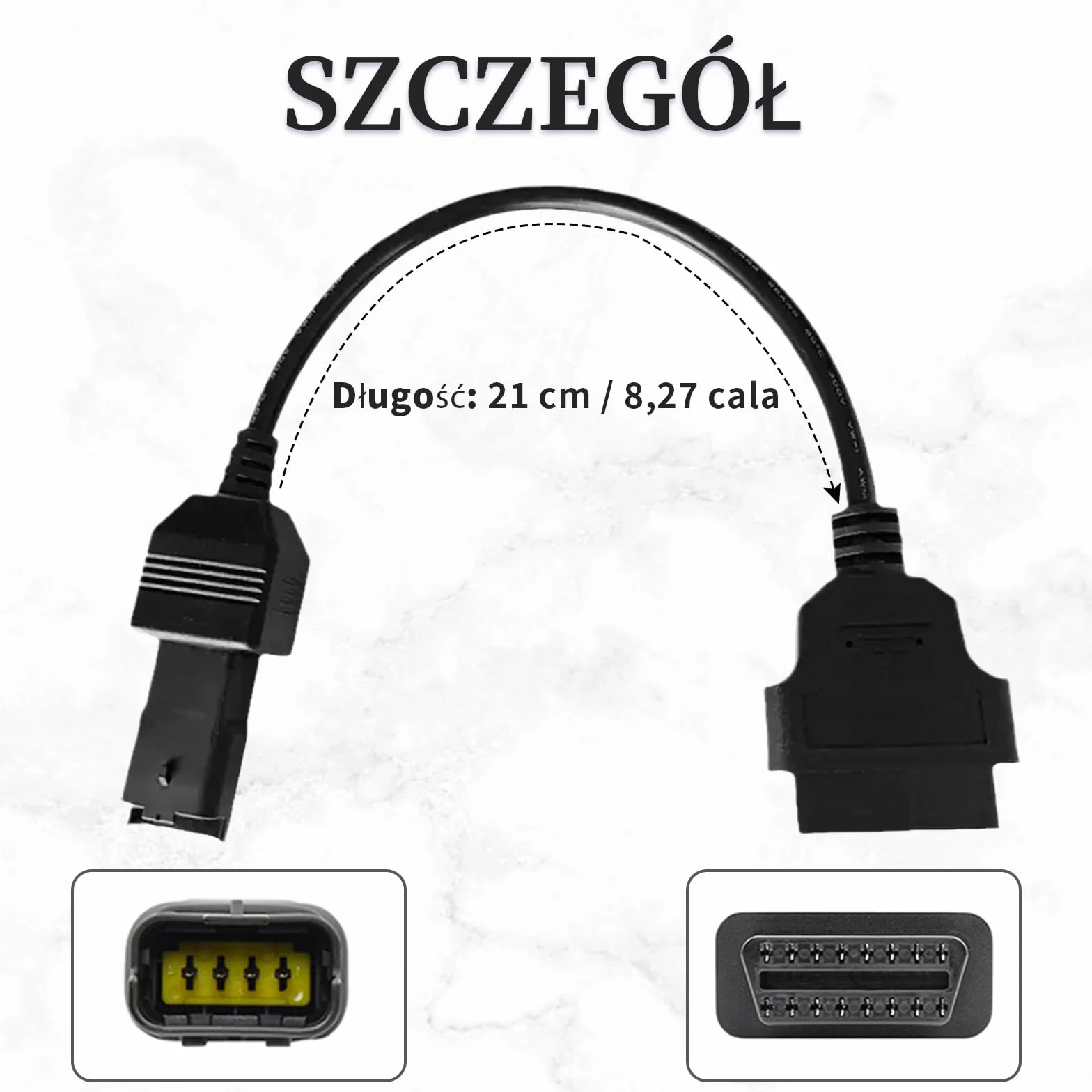 Adattatore OBD2 AMHTDOL per Cavo OBD 4Pin Ducati Motocicli Diavel Multistrada 1200 Panigale 1199 Monster 696 796 1100 ELM327