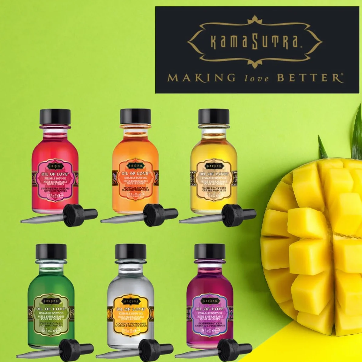 Kama Sutra Oil Of Love Tropical Mango Liquid Massage 85 g