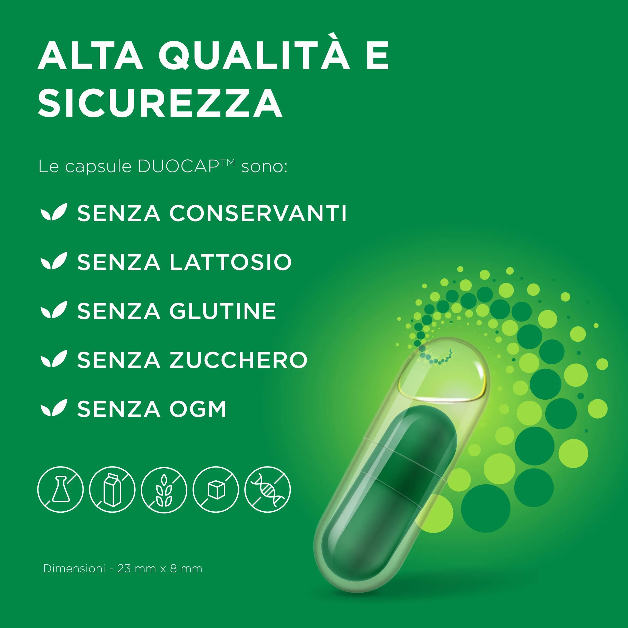 ProCombo Probiotico Intelligente con Azione Mirata dei Batteri Benefici Doppia Capsula 1 Pezzo
