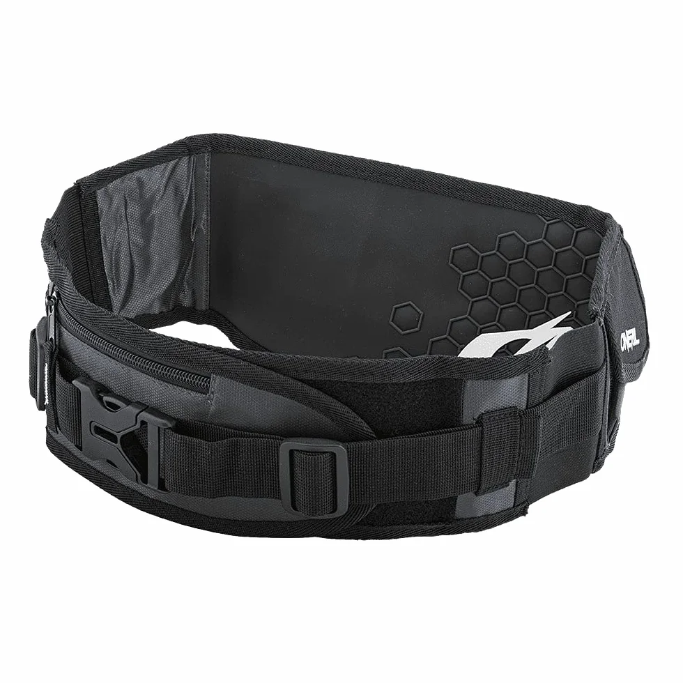 O'NEAL | Accessori | Motocross Enduro Bike | Cintura elastica regolabile, numerose tasche, comoda e imbottita tasca sul fianco | Waist Toolbag | Nero | Dimensione 110 x 15 cm