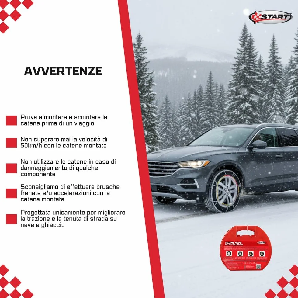 CATENE NEVE START 9 MM GR.90