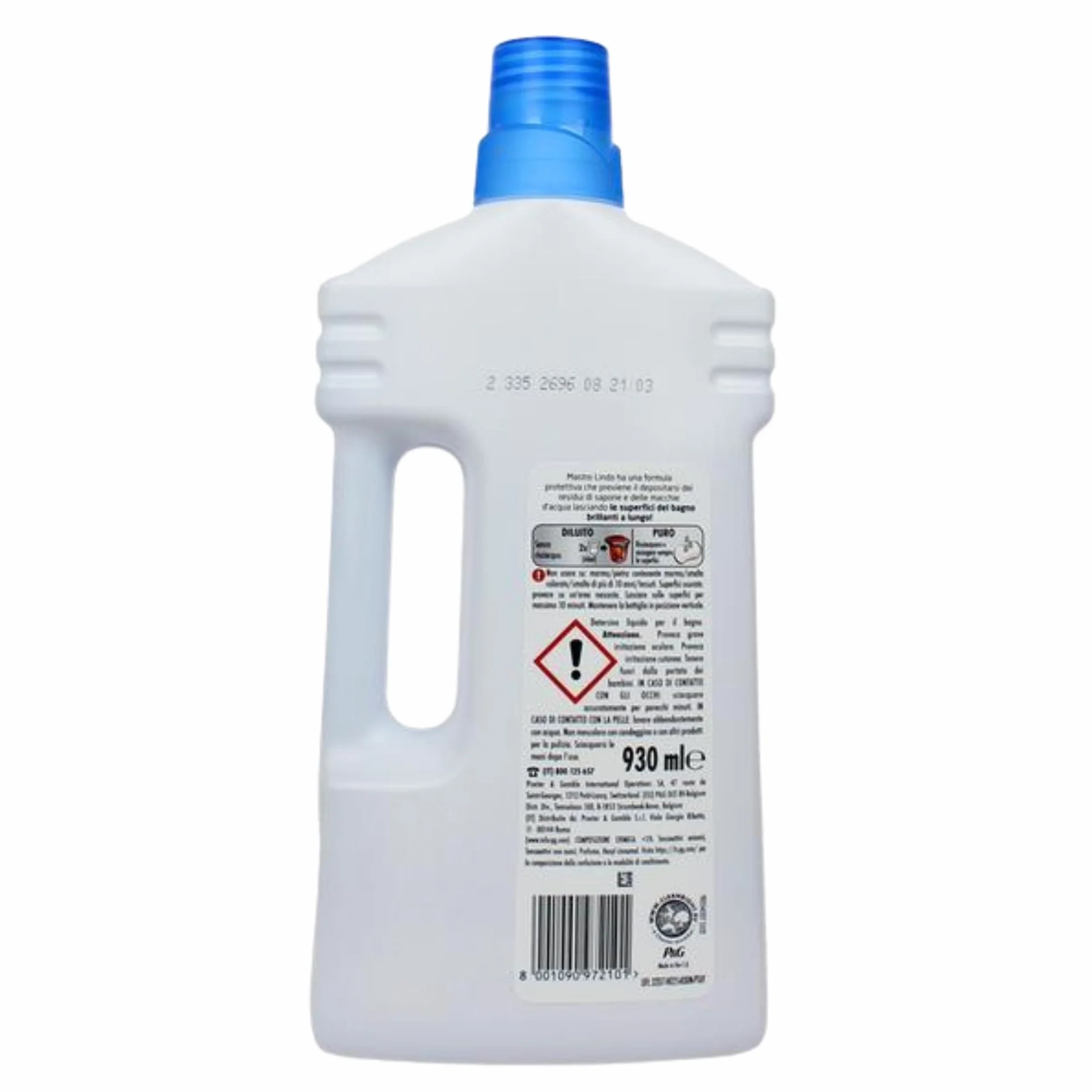 Detergente Liquido Bagno 930ml 3 Flaconi Rimuove Residui Sapone Calcare