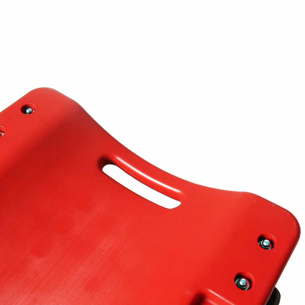 Deuba Carrello sotto Auto Poggiatesta 6 Ruote 360° Forma Ergonomica Lettino sotto Macchina Officina