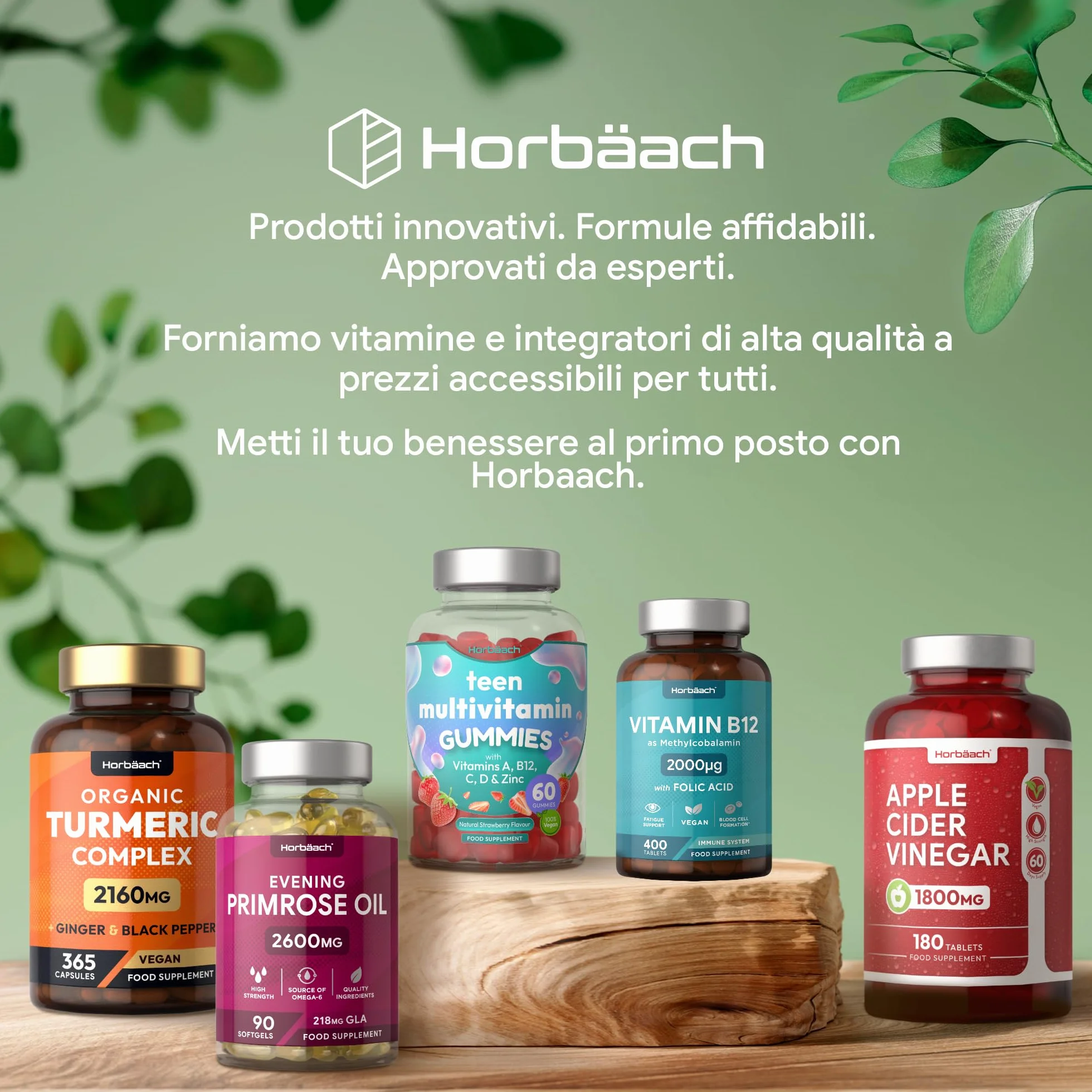 Horbaach Colina Bitartrato 1305mg 120 Compresse Integratore