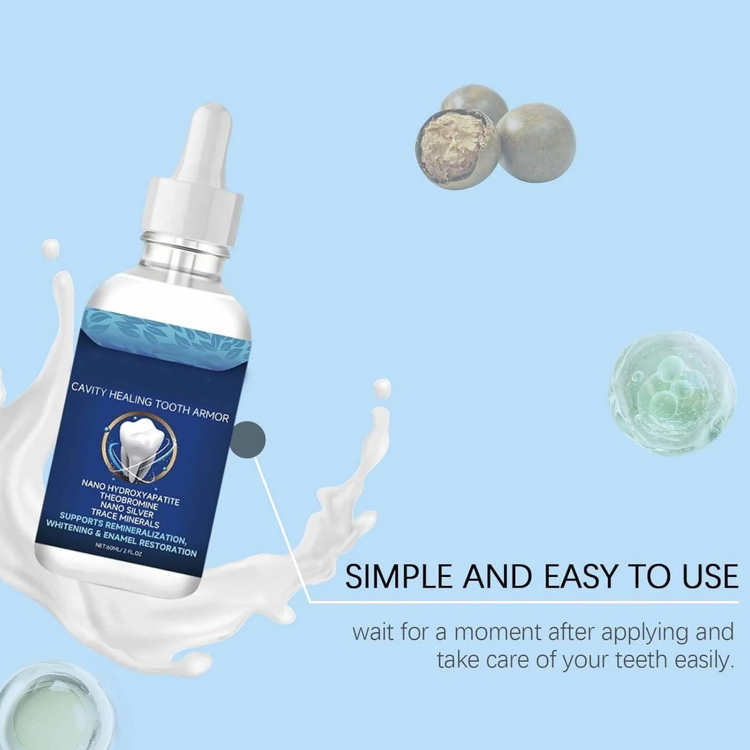 Dentite Cavity Healing Tooth Armor Liquid Repair Kit, Enamel Repair & Teeth Remineralization