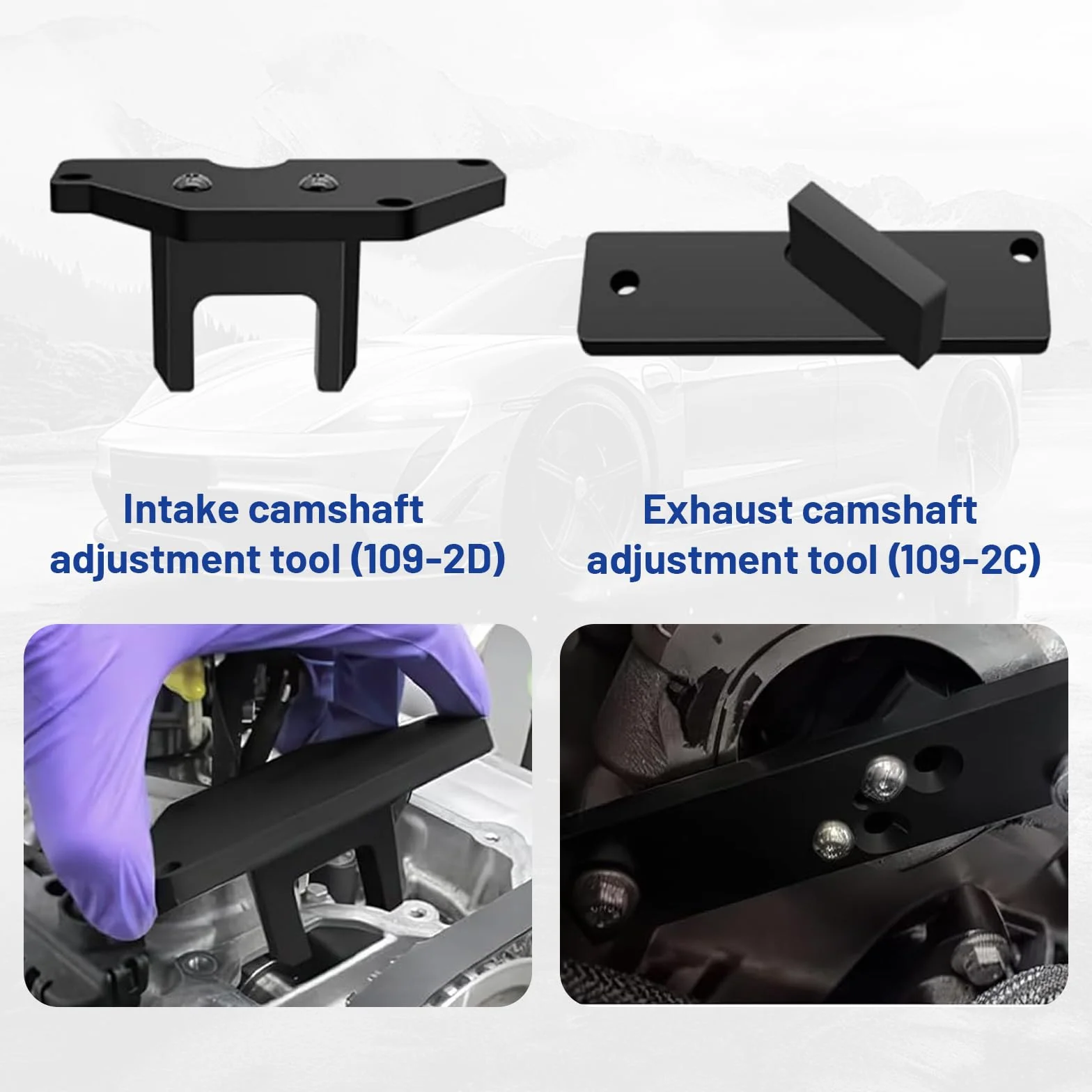 LIROPAU Kit di Strumenti per la Fasatura del Motore Set di Bloccaggio e Tenuta Albero a Camme Compatibile Citroen Peugeot Opel 1.0 1.2