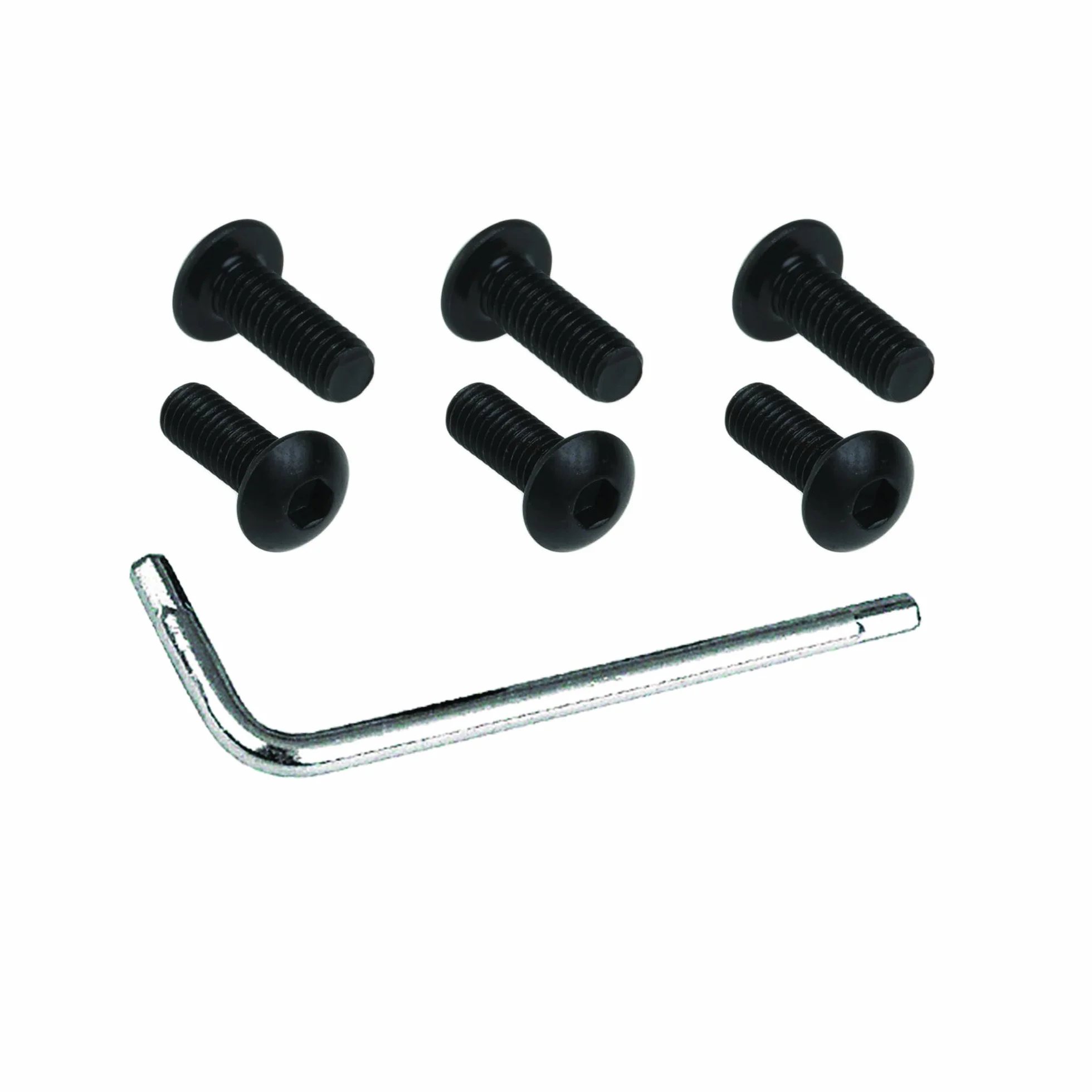 SIMONI RACING KV/MO2 Kit 6 Viti a Brugola Nere M5x16 mm per Volante Sportivo con Anello Portapulsante