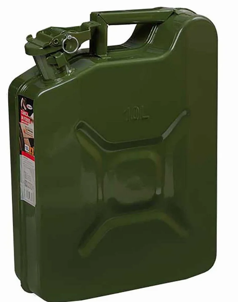 Start Tanica in Ferro Antiscoppio per Carburante 10L Omologata Benzina Diesel