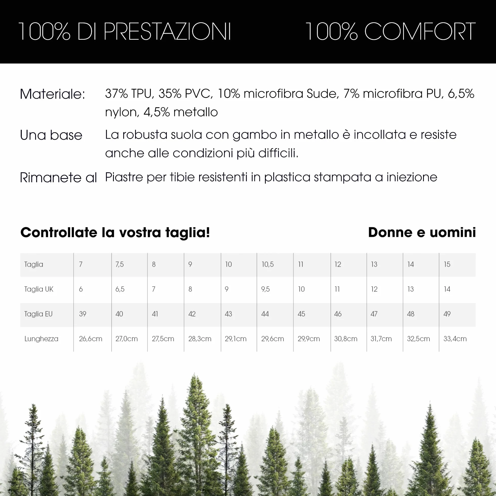 O'NEAL | Stivali Motocross | MX Enduro | Protezione suola in metallo, fibbie facilmente regolabili | TRIBUTE Boot | Adulto | Nero