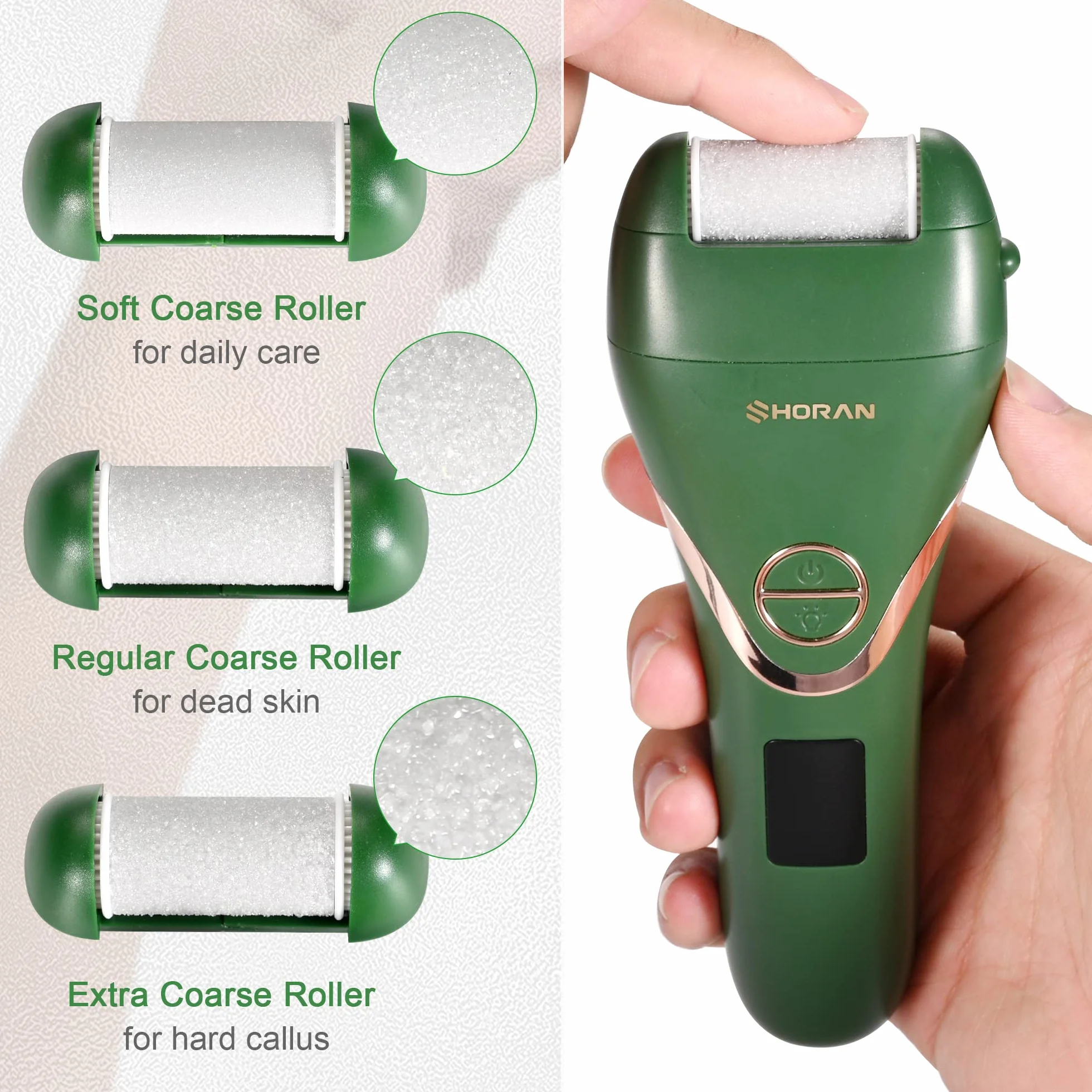 Testine di Ricambio per SHORAN SR01 Pedicure Elettrico