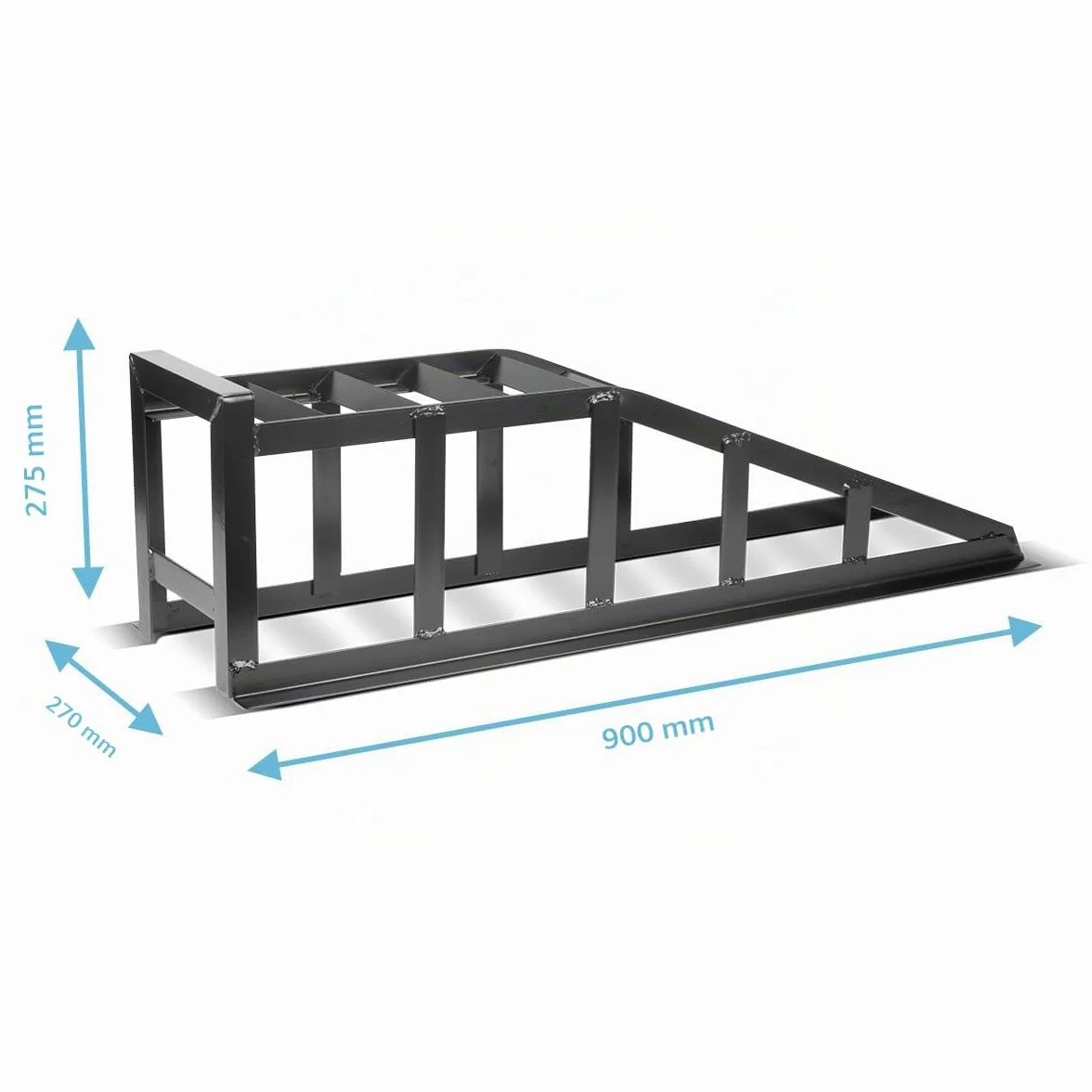 STAHLWERK GT-14 ST - Set di 2 rampe di carico da 2 tonnellate, cavalletto per auto, cavalletto per auto