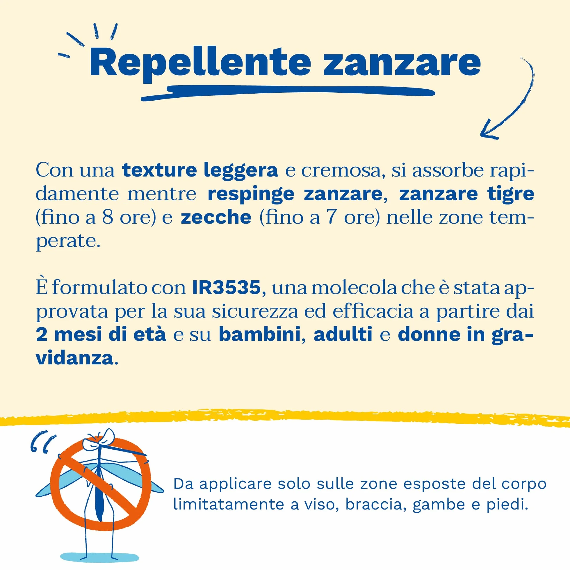 Mustella Repellente Zanzare Viso e Corpo 100ml Neonati 2 Mesi Bambini Famiglia Gravidanza