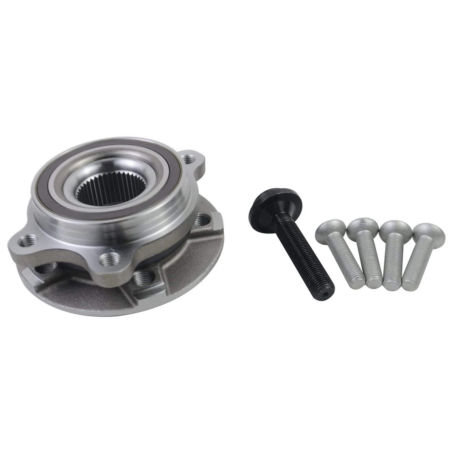 Set Cuscinetti Ruota Anteriore Cuscinetto Ruota con Mozzo Ruota Compatibile con A4 A5 A6 A7 A8 Q5 2007-2018 8K2 B8 C7 4G5 4HL 8RB 8K0407613B 4H0498625B