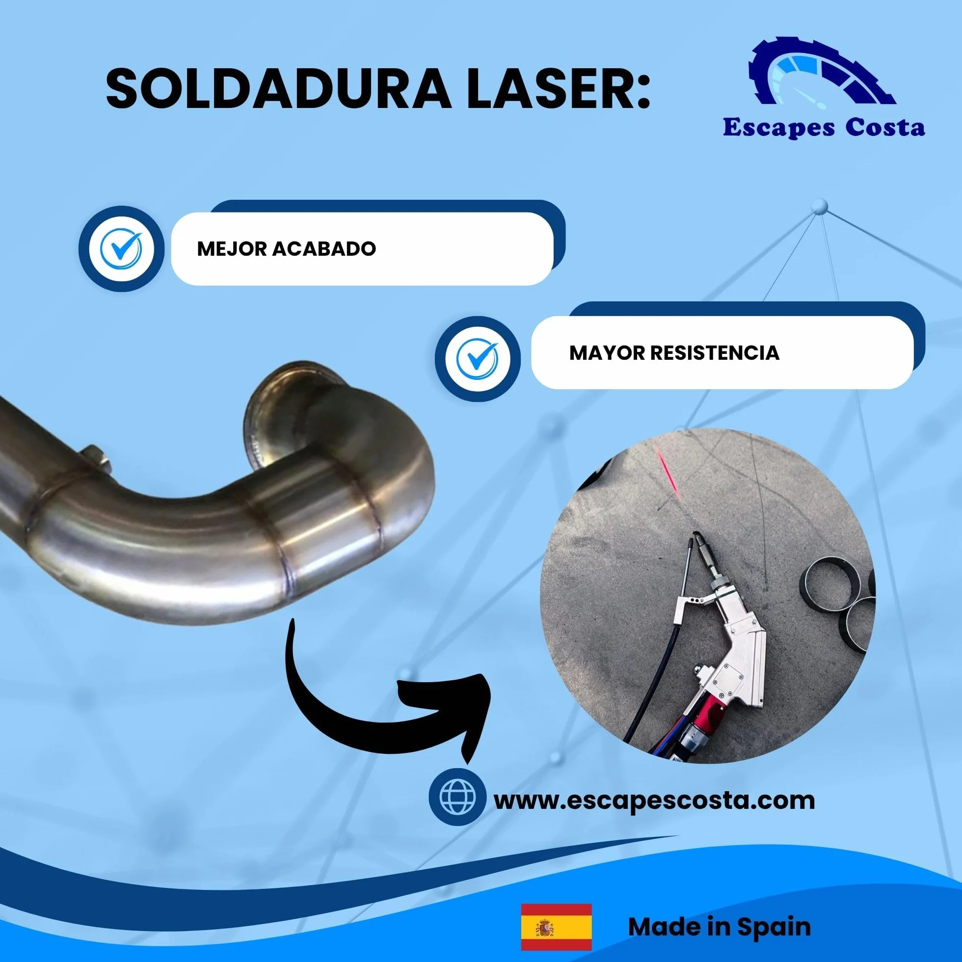Downpipe compatibile con Golf VII GTI 2.0 TSI/Leon Cupra 5F / A3 8V
