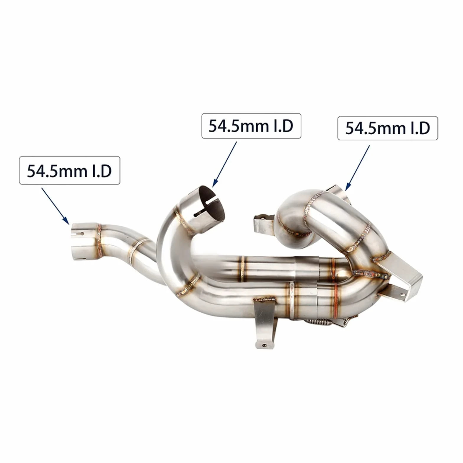 Fuga Decat Tubo Silenziatore Di Scarico Moto Collegamento Catalizzatore Elimina Per Ducati Multistrada V4 V4S/Pikes Peak 2021 2022