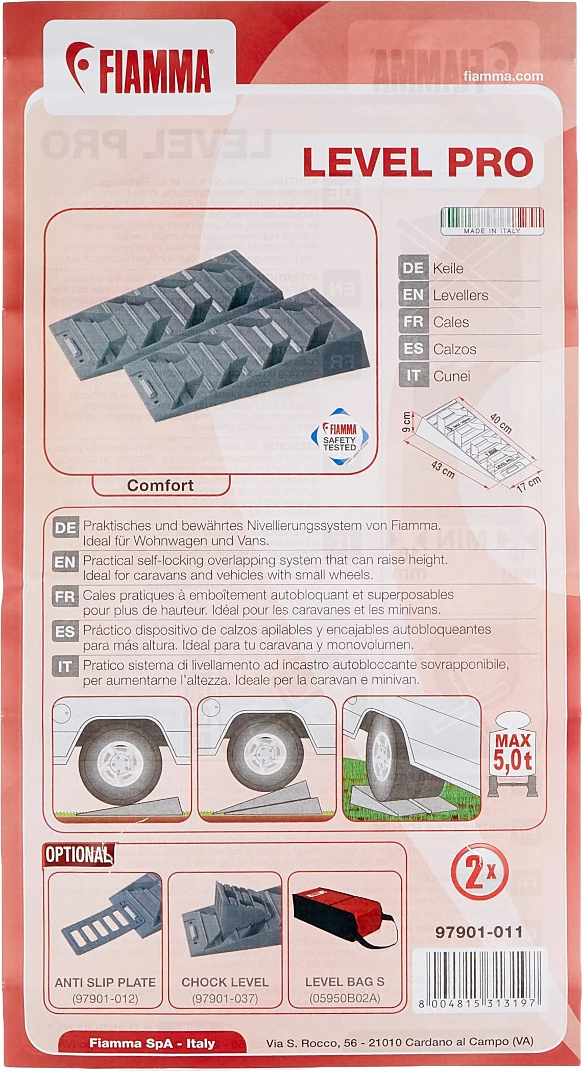 Fiamma Level PRO Sistemi di Livellamento