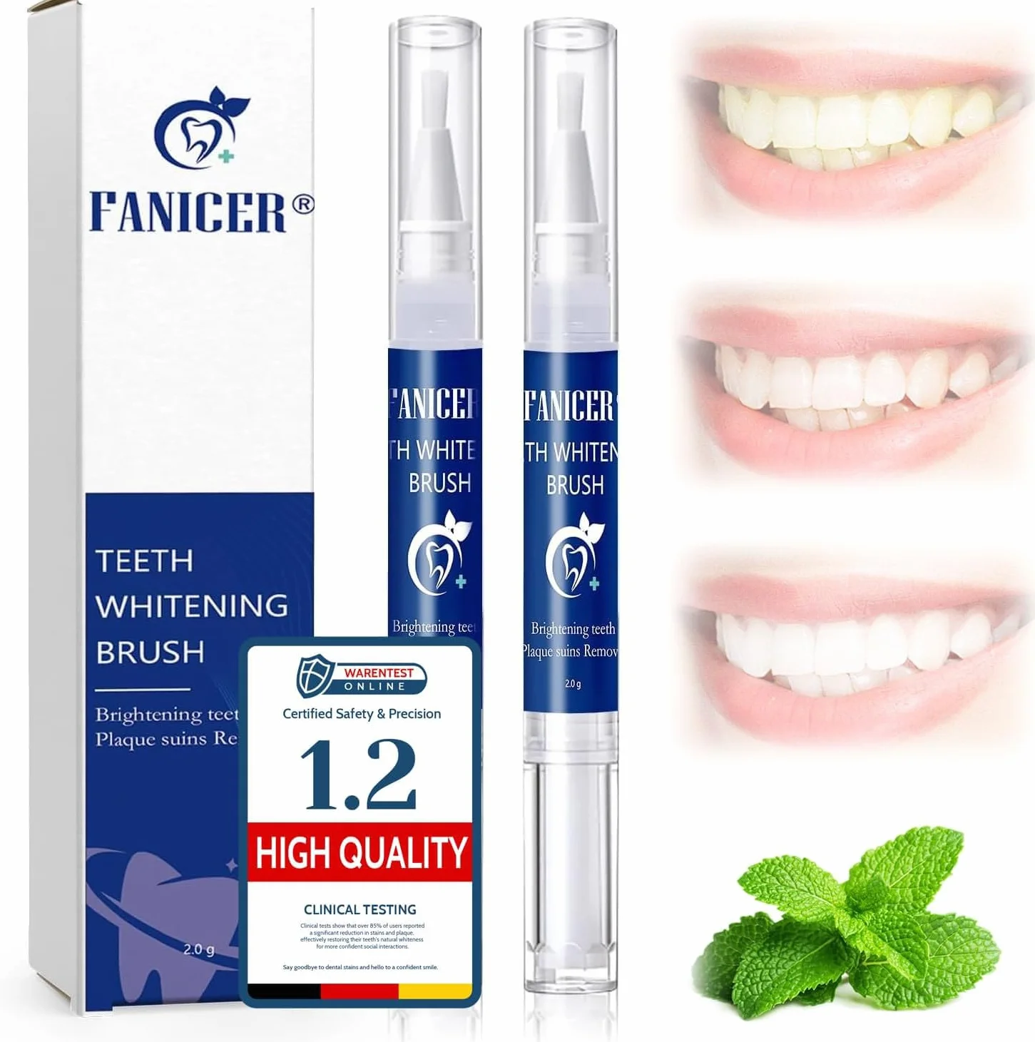 Penne Sbiancanti per Denti – Gel Professionale per Sbiancamento Rapido