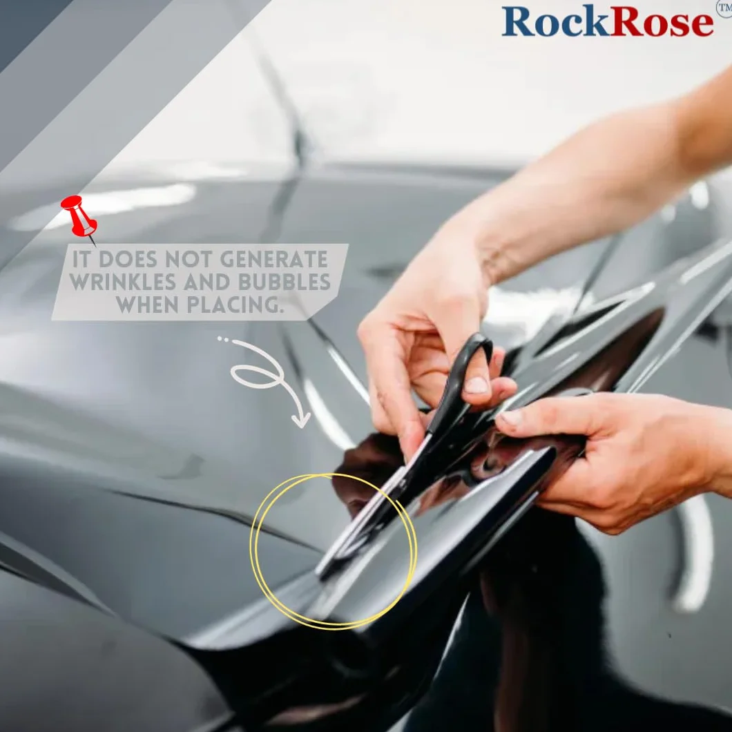 RockRose Pellicola Oscurante Vetri Auto Premium Carbon 20% VLT 60 cm x 7,5 m - 2 Strati Antracite, Protezione UV e Calore, Autoadesiva, Termorestringente, Qualità Professionale