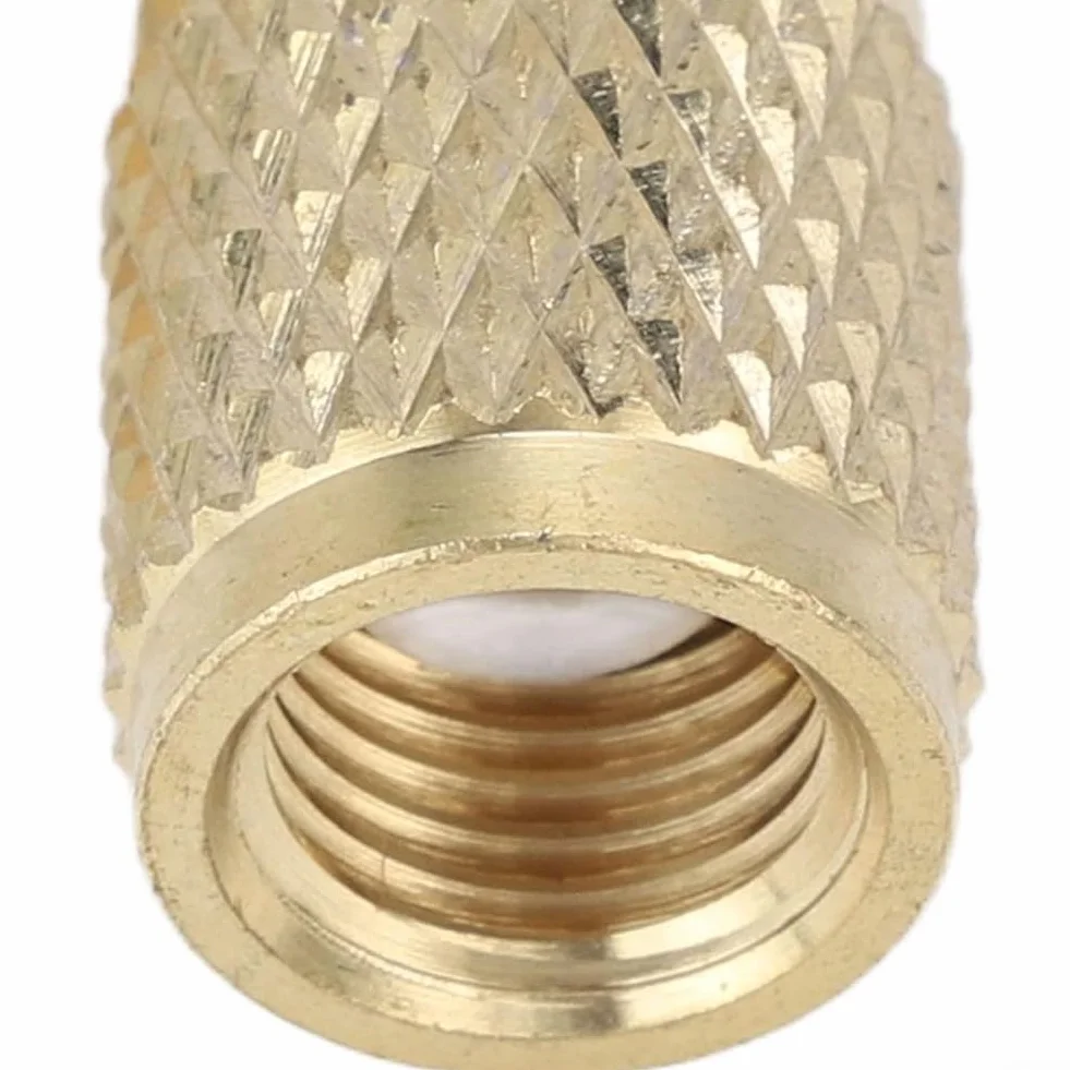 Connettore rapido in ottone Accesso Tee 1/4 SAE Valvole Core Adapter R22 R12 R134 Aria Condizionata Refrigerazione