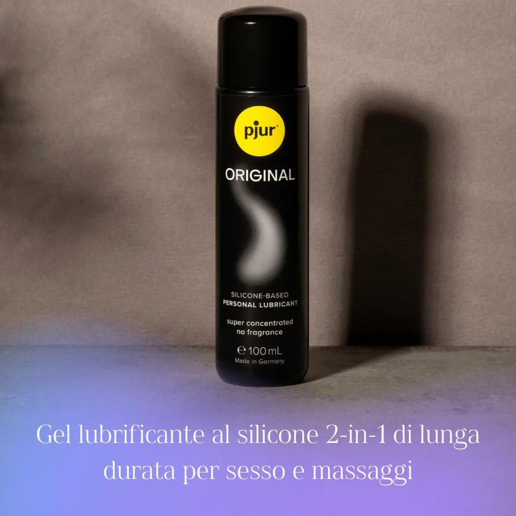 pjur ORIGINAL Gel lubrificante al silicone 100ml - lubrifica a lungo senza appiccicare, adatto ai preservativi