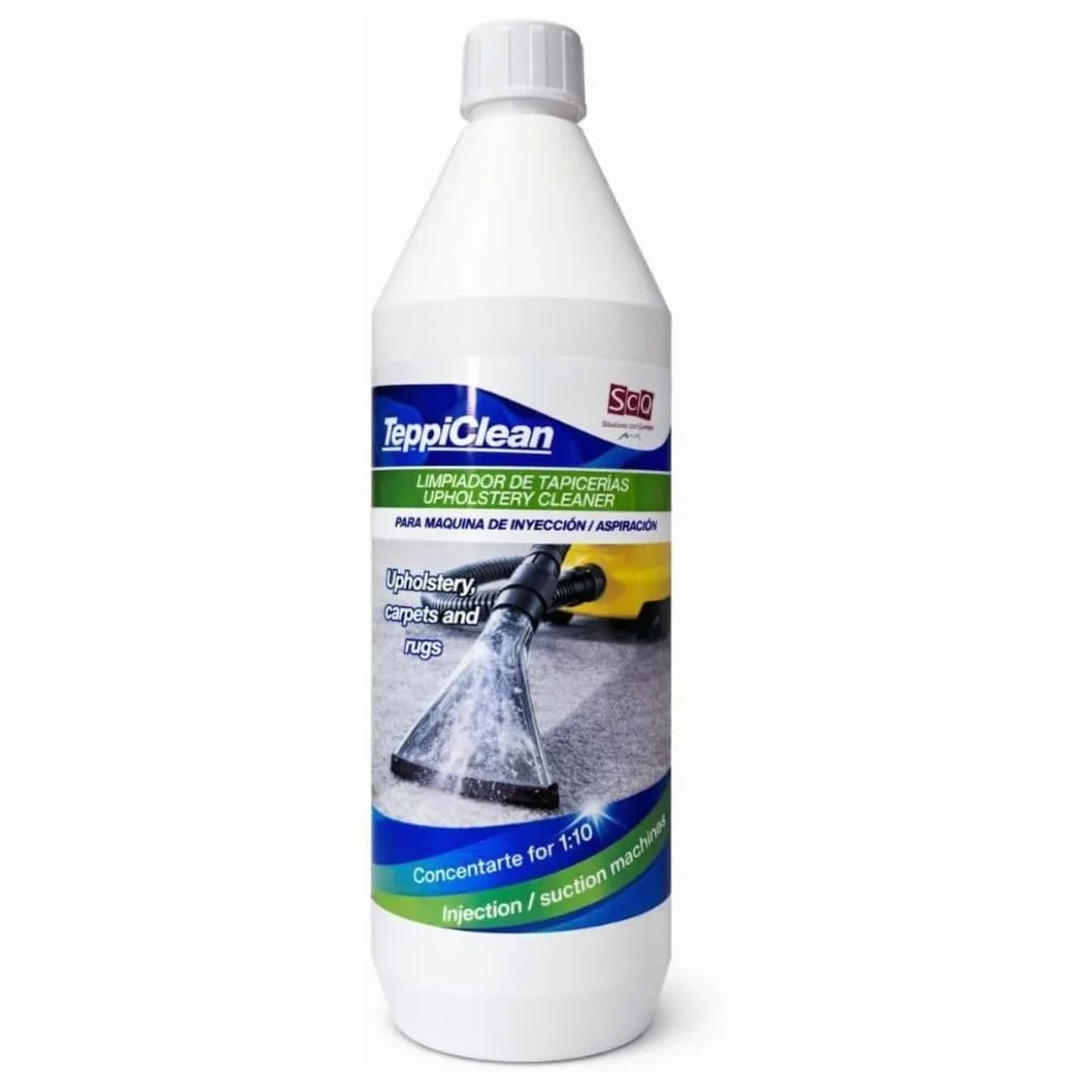 Detergente Tappezzeria Concentrato Professionale per Macchine a Iniezione-Estrattore e Aspiratori Liquidi, Rimuove Macchie e Odori, per Divani Auto Tappeti Materassi