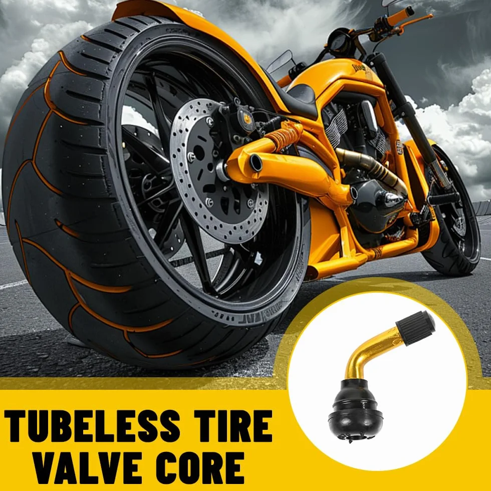 Valvole Pneumatici Tubeless In Ottone A 90° 4 Pezzi Per Moto Auto Biciclette