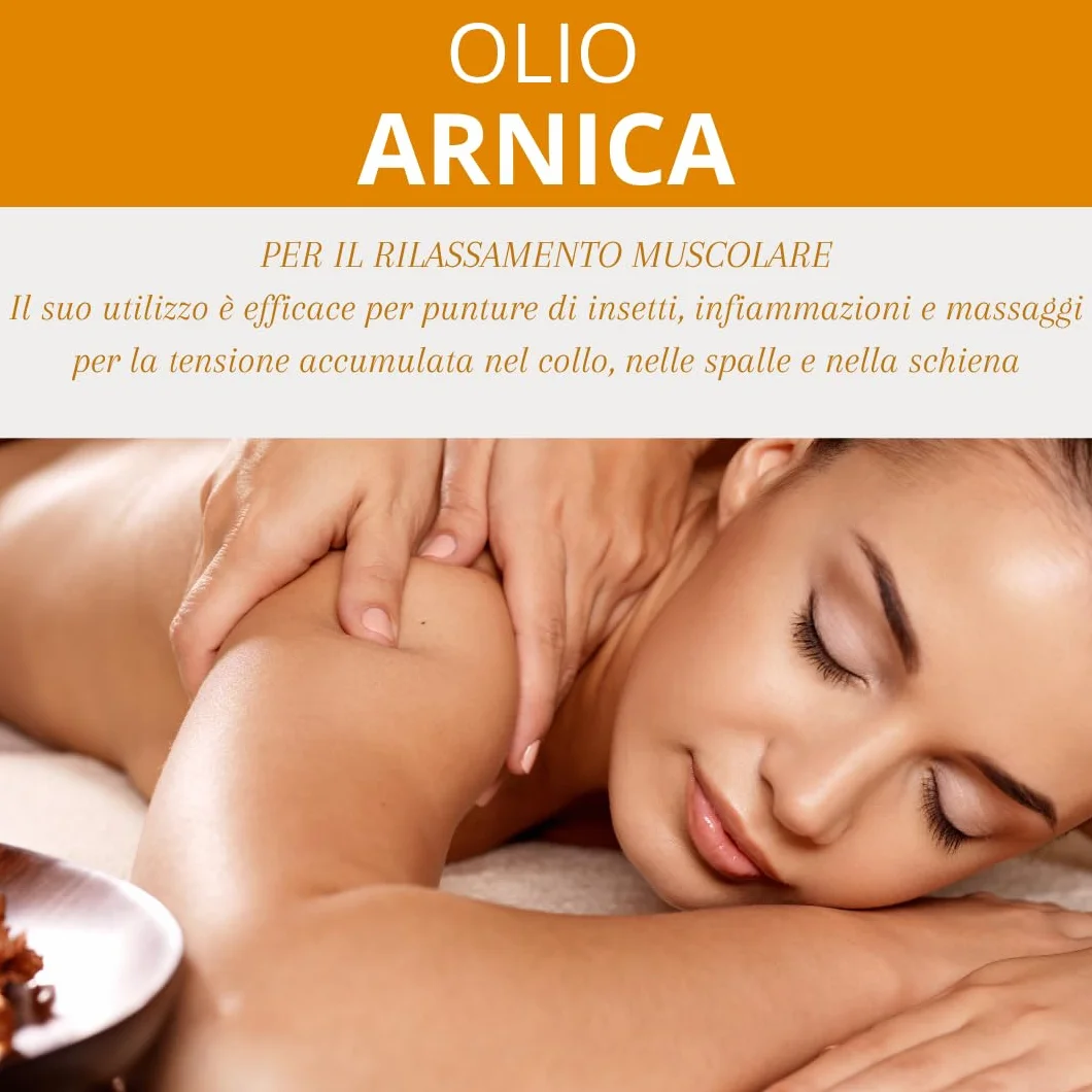 QKnatur ARNICA Olio di Arnica Montana 100% Puro 50 ml