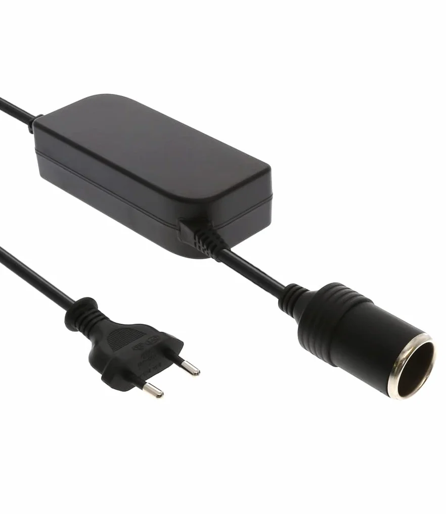 Adattatore di alimentazione per auto 60W 5A 12V convertitore di tensione con presa accendisigari