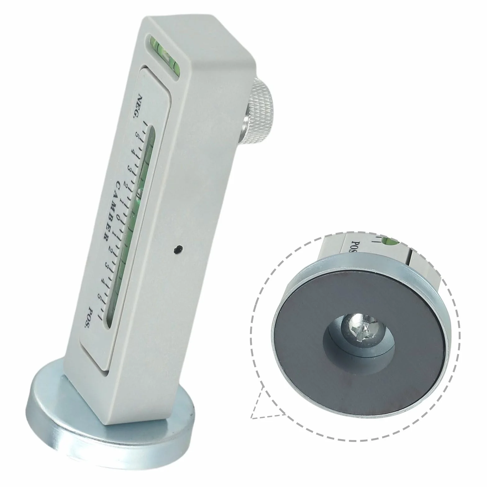 Livella Magnetica Alluminio Regolabile Auto Camber Strumento 130x50x50mm