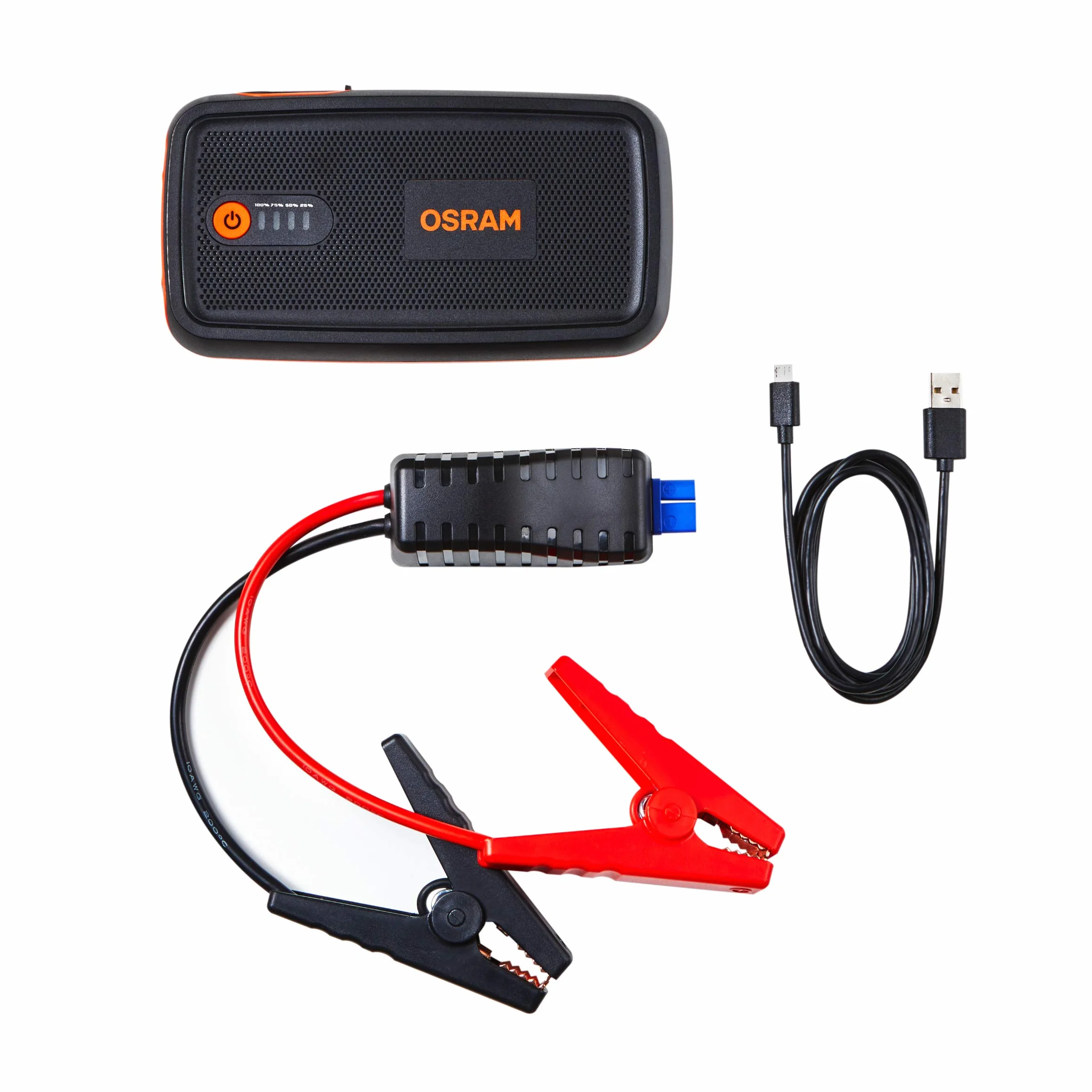 OSRAM BATTERYstart 300, avviatore al Litio da 13.000 mAh per Veicoli con Motore a Benzina Fino a 6l e Motore Diesel da 3l