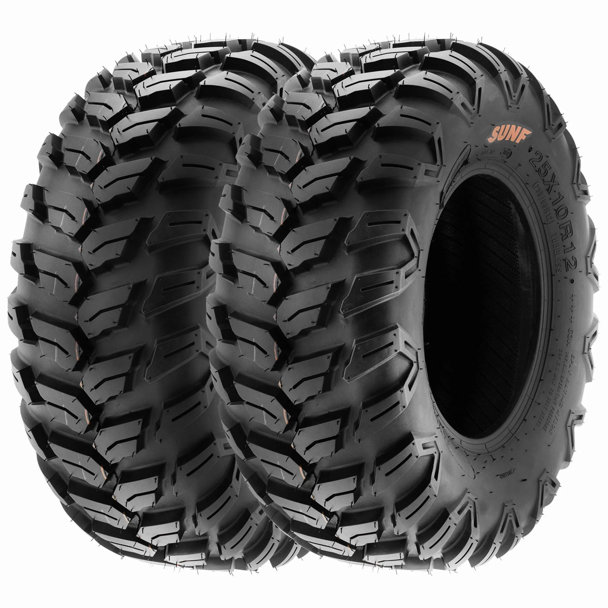 SunF A043 26x9-14 & 26x11-14 Sport-Performance XC ATV UTV Quad pneumatici radiali fuoristrada 6PR TL E4 Mark, set di 4 pezzi